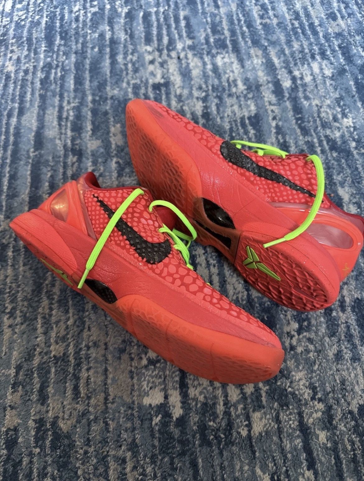 Nike Kobe 6 Reverse Grinch Sneakers Size 9.5 Original Kobe 6 Box Size US 9.5 / EU 42-43 - 2 Thumbnail