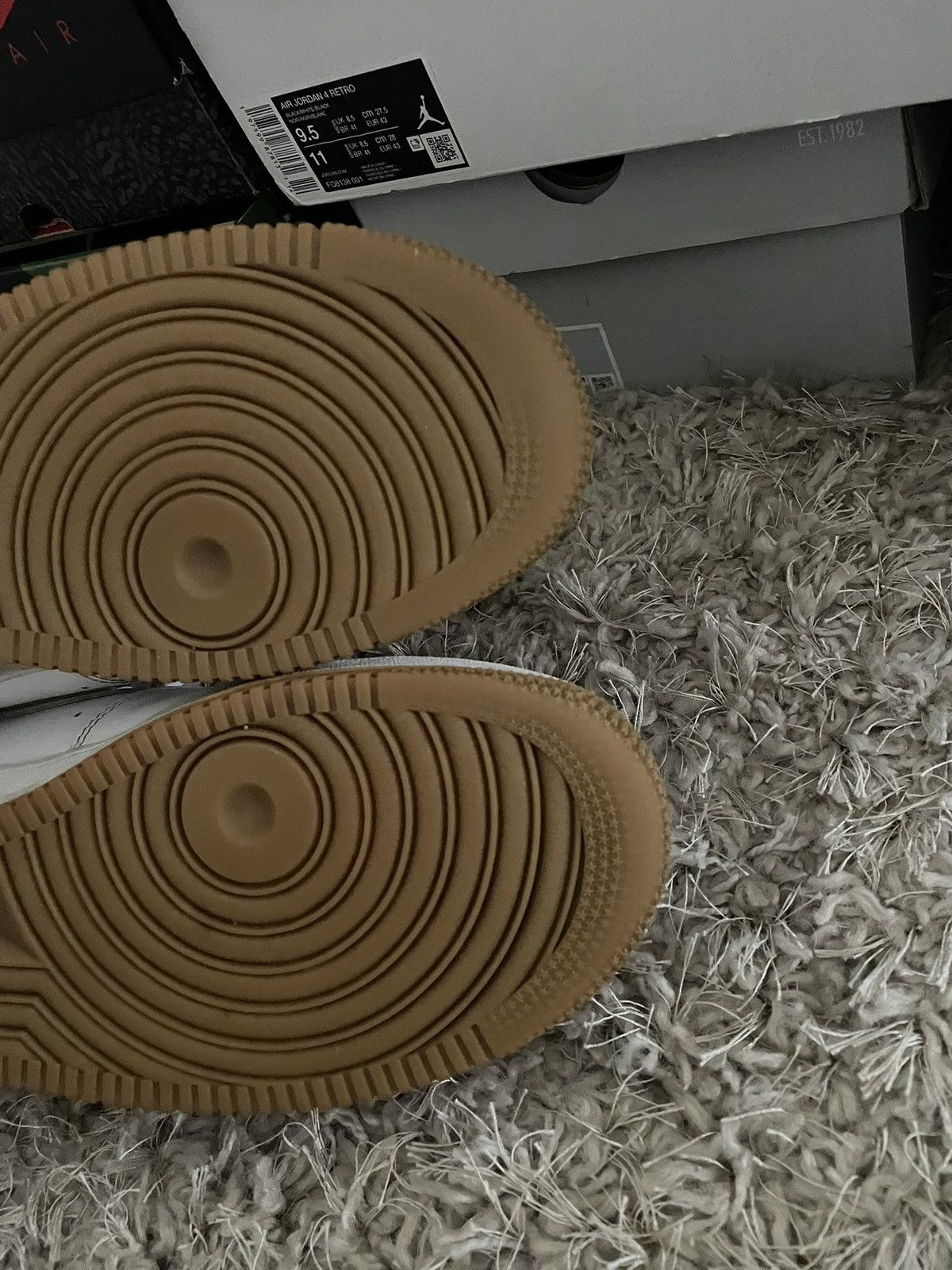 Nike Nike Air Force 1 Gum Bottom Size US 12 / EU 45 - 8 Thumbnail