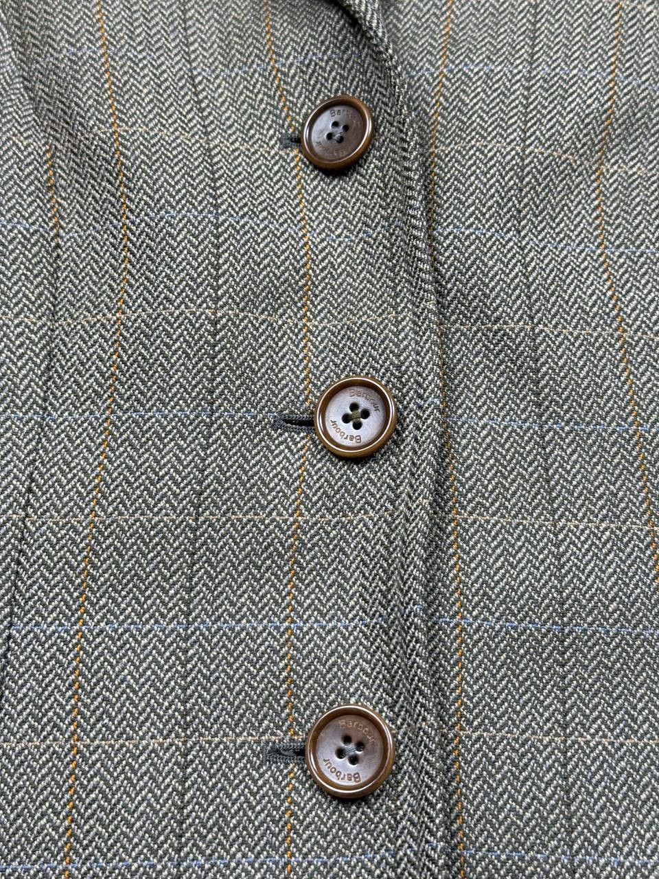 Barbour Tweed fitted womens wool jacket Size 12UK