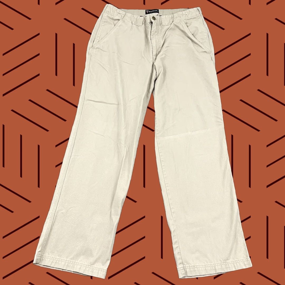 Vintage VINTAGE SCOTTeVEST Technical Khaki Pants Mens 36 x 32 Brown Hiking Outdoor Travel Office Size 36R - 1 Thumbnail