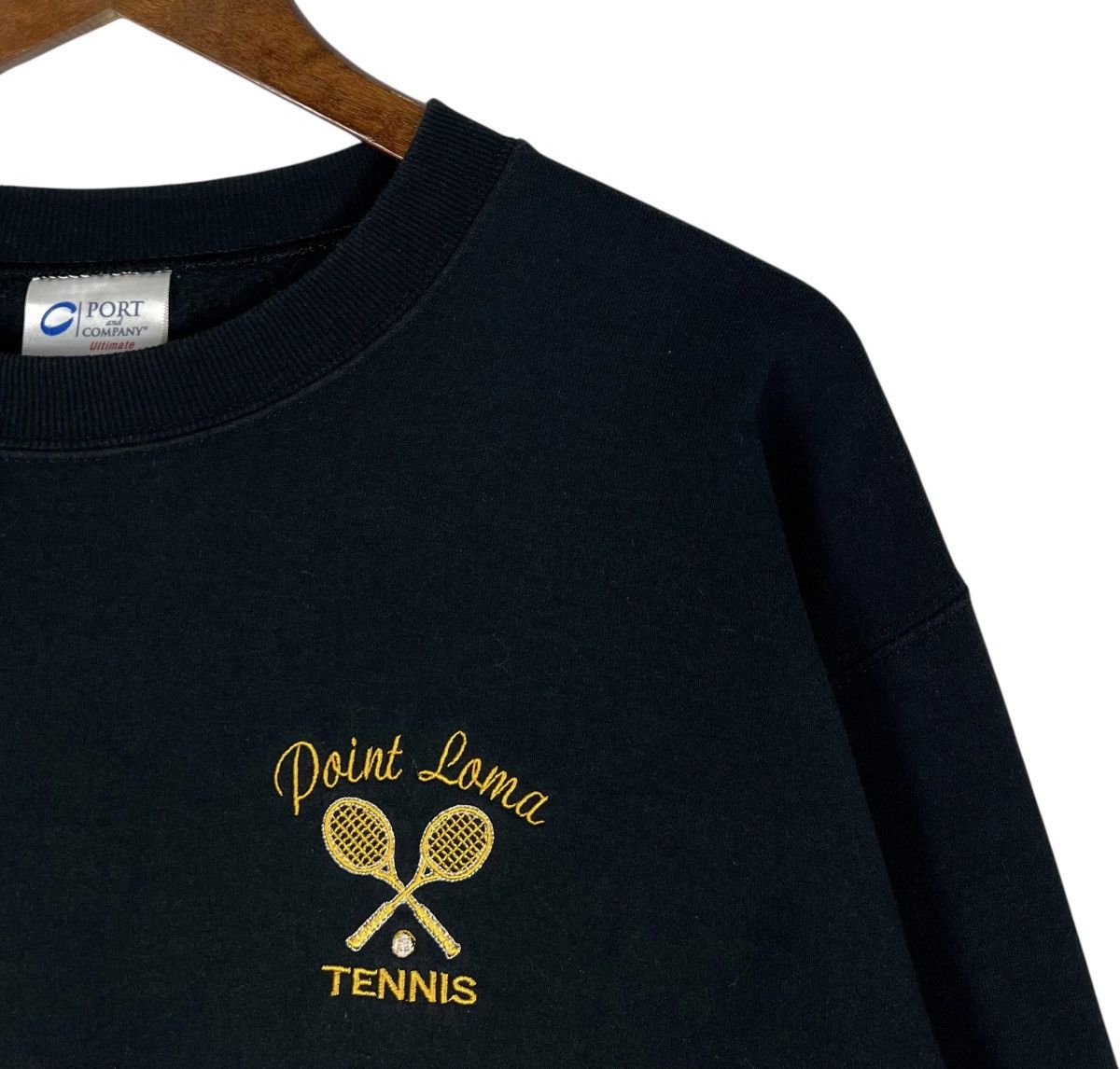 Vintage 90s Vintage Point Loma Tennis Club Sweatshirt Size US M / EU 48-50 / 2 - 2 Thumbnail