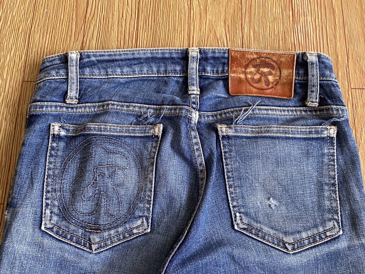 Japanese Brand Rare Vintage Japanese Brand Sukajan Flared Jeans 1990s Size US 26 / EU 42 - 4 Thumbnail