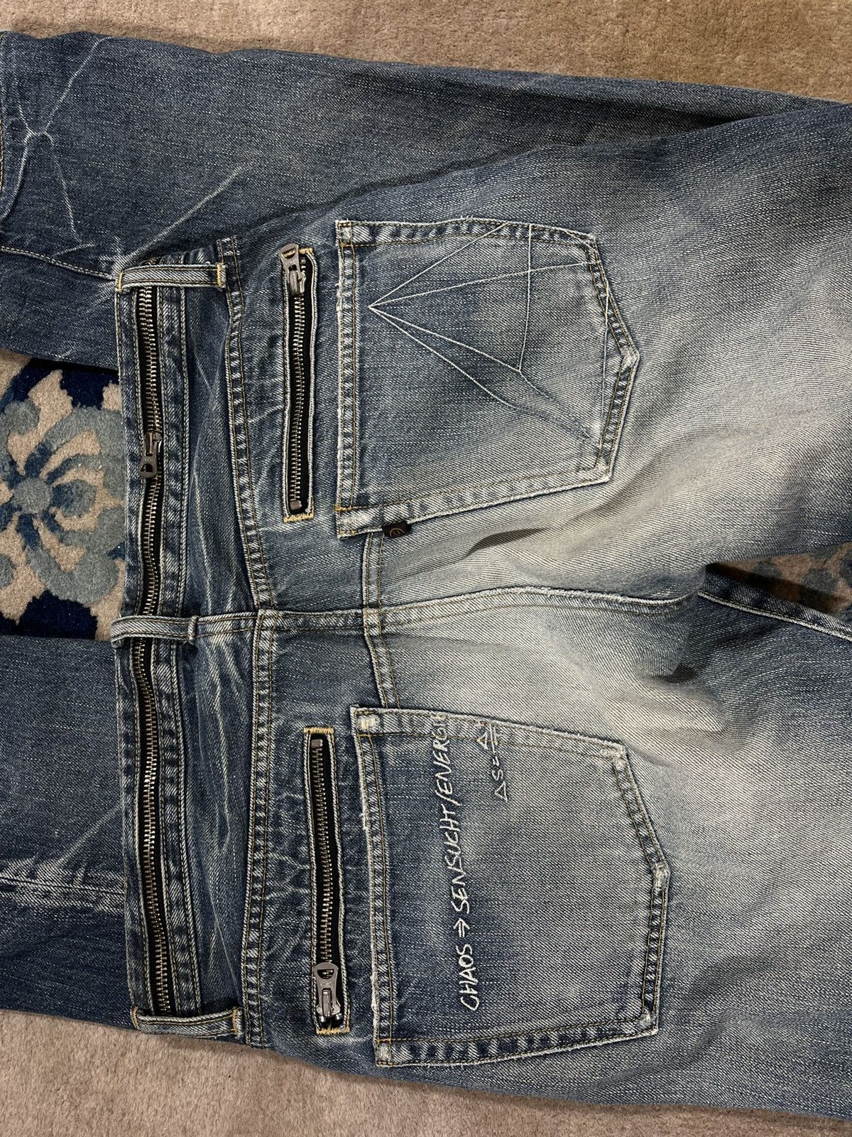 Undercover Undercover Undercoverism SS07 Chaos Purple Fade Denim Jeans Size US 32 / EU 48 - 5 Thumbnail