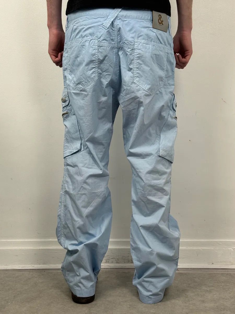 Dolce & Gabbana 2000s Dolce & Gabbana Light Blue Cargo Pants Size US 34 / EU 50 - 3 Thumbnail