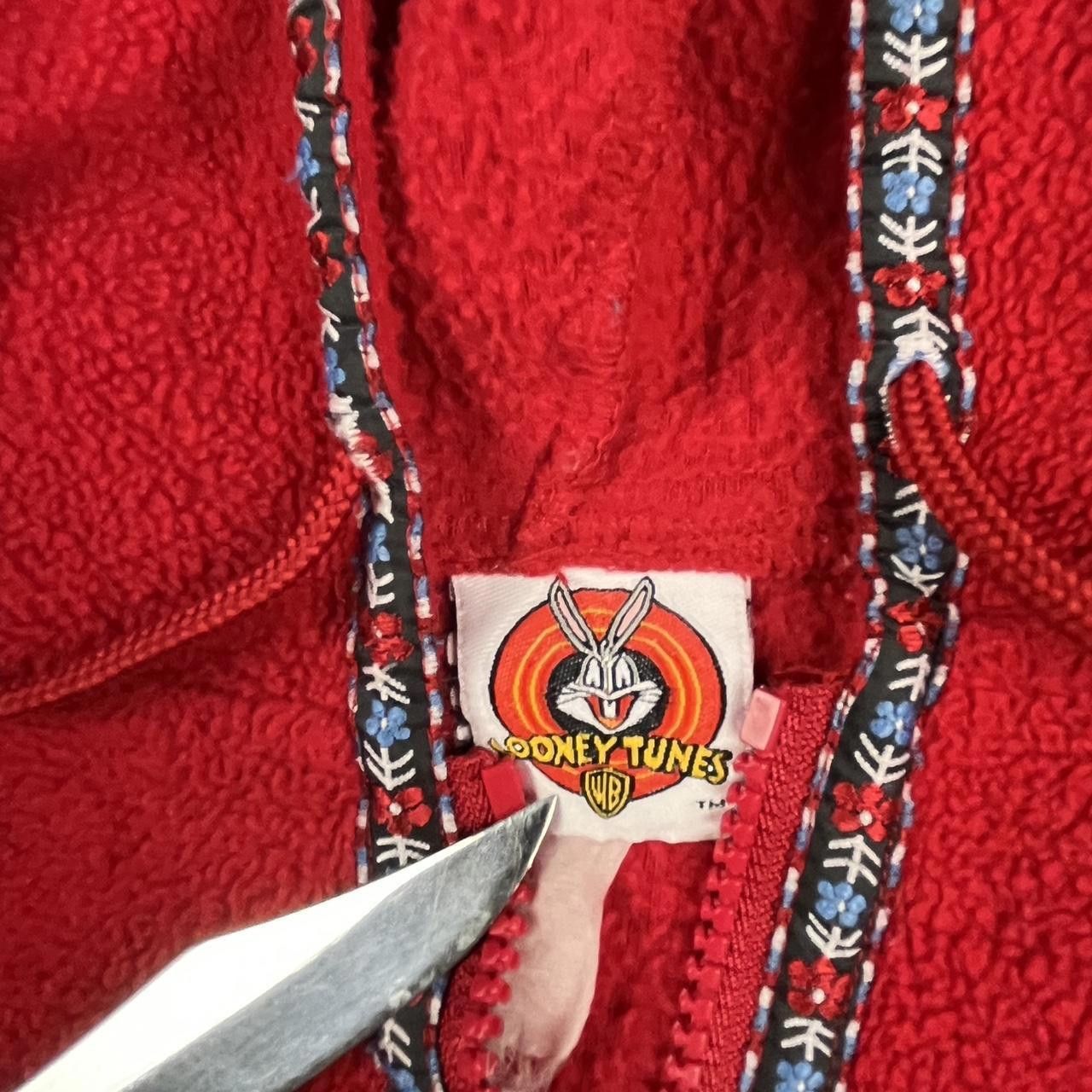 Designer Vintage tweety fleece hoodie Size US XL / EU 56 / 4 - 3 Thumbnail
