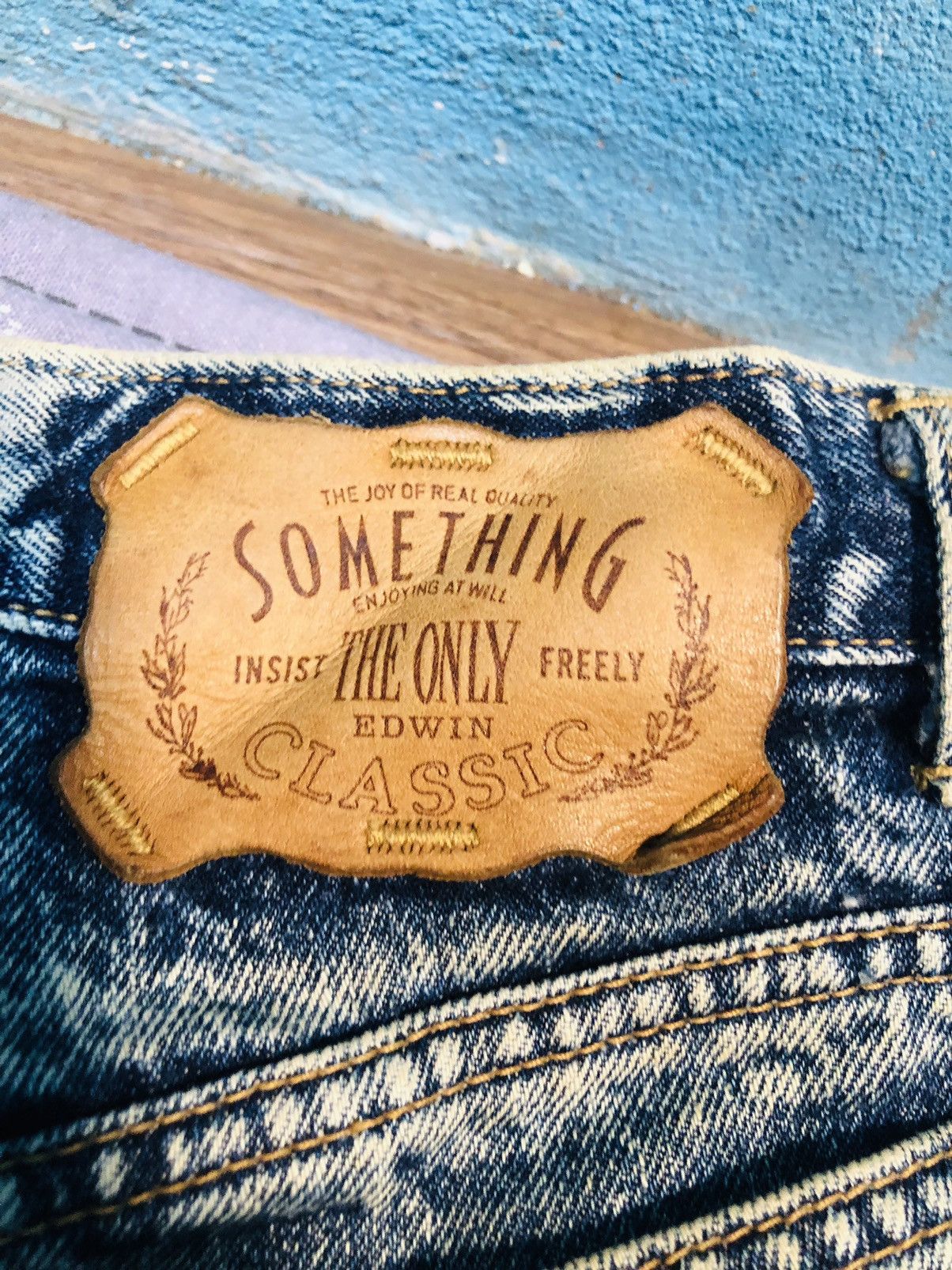Edwin × Japanese Brand Something Ones By Edwin Jeans (10) Size US 26 / EU 42 - 17 Thumbnail