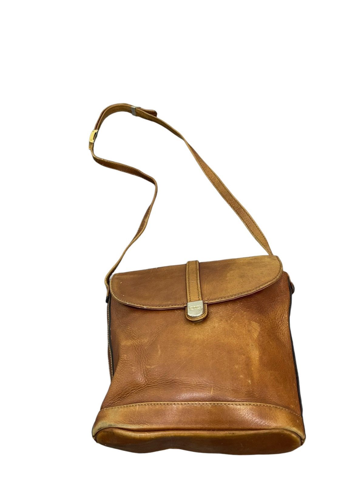 Comme des Garcons × Stussy Full Leather Vtg Pourchet Paris Cross Body Bag 9🟩 Size ONE SIZE - 6 Thumbnail
