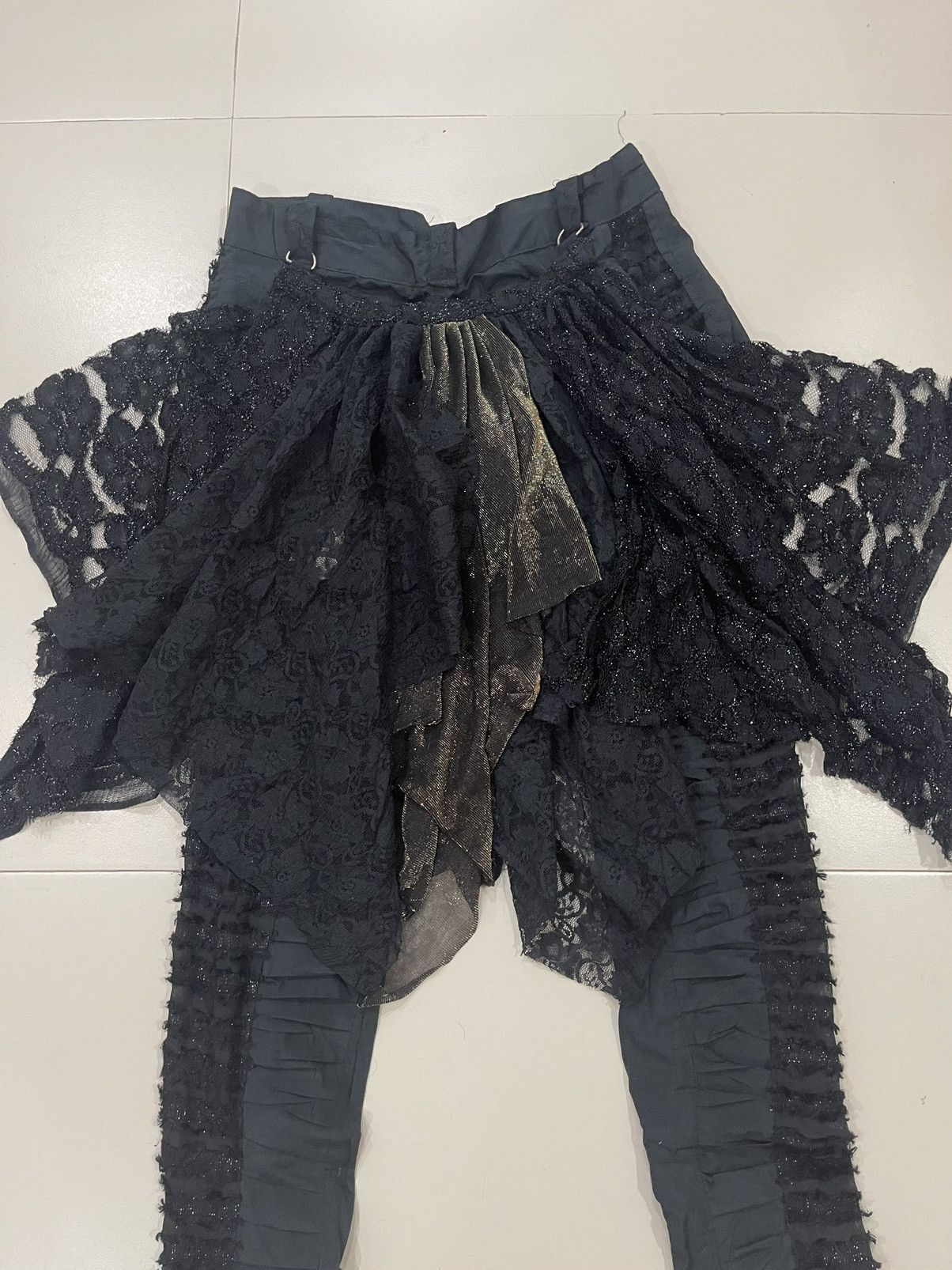 Designer × Japanese Brand Rare H NAOTO Parachute Designer Pants Mad Punk Streetwear Size 25" / US 0 / IT 36 - 7 Thumbnail
