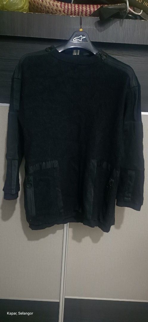 United tokyo zipper wool knitwear