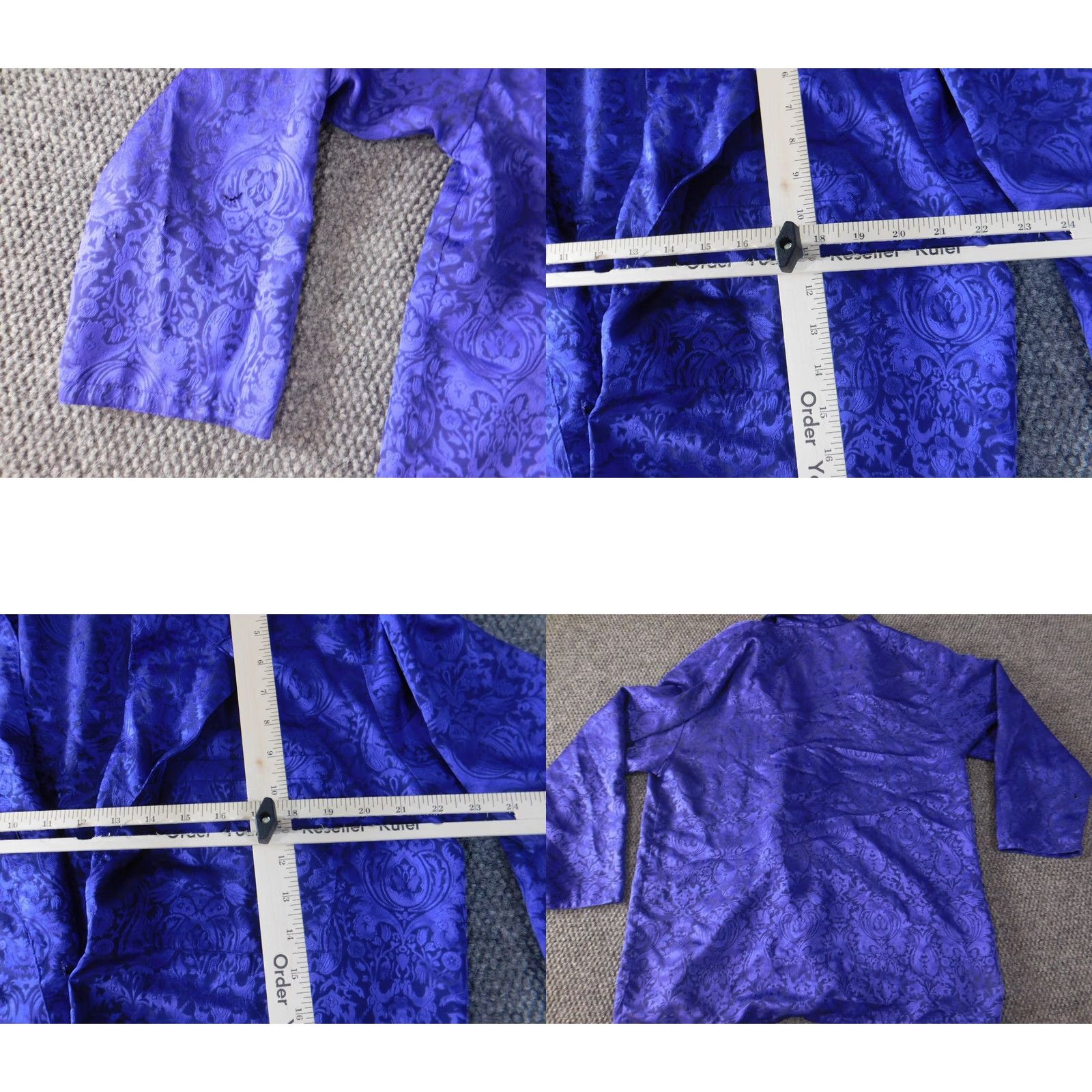 Victoria's Secret Victoria's Secret Pajama Top Womens M Velvet Floral Purple Long Sleeve Camisole Style Cartoon Size M / US 6-8 / IT 42-44 - 8 Thumbnail