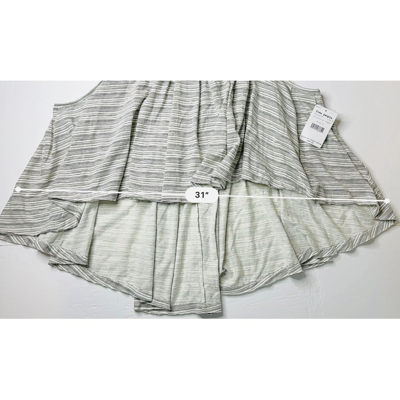 Free People Free People Turn it Up Striped High-low Tank Top SMALL NWT Size S / US 4 / IT 40 - 9 Thumbnail