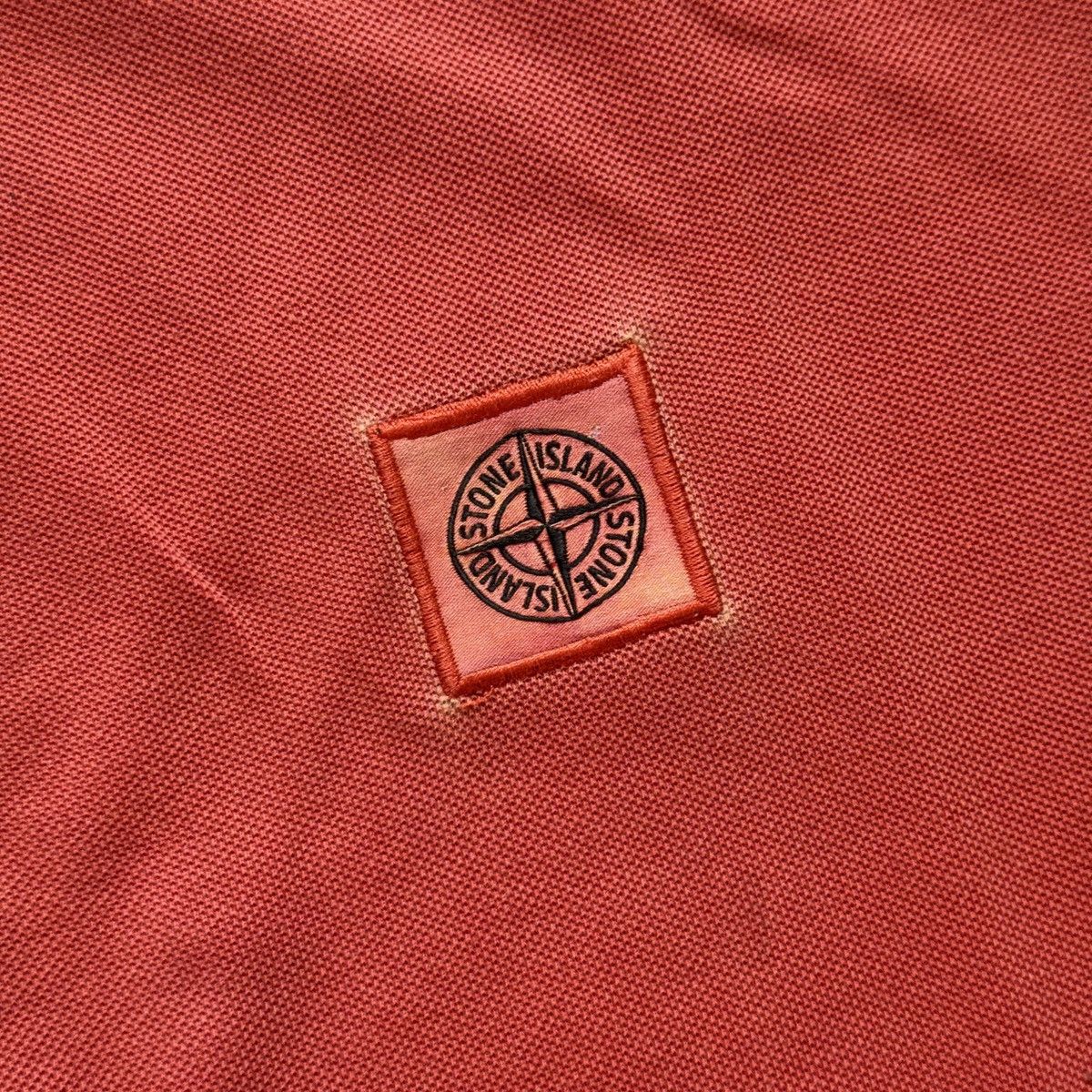 Other Vintage Stone Island Polo Garment Dyed Lava Orange Shirt Size US XL / EU 56 / 4 - 6 Thumbnail