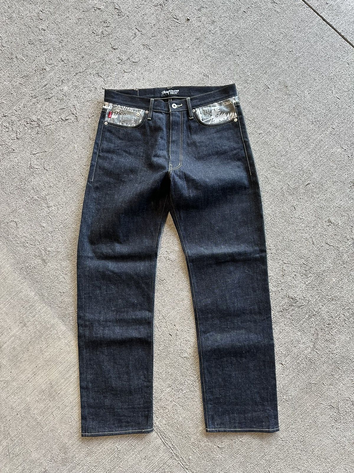 Vintage Vintage Stussy Rough and Rugged Denim | Grailed