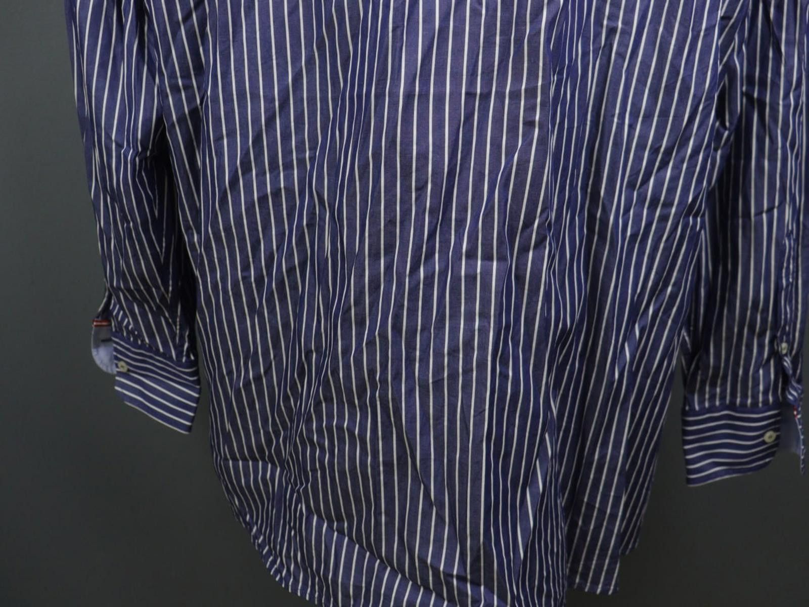 Paul & Shark Paul & Shark Blue White Striped Button-Down Shirt Size 46 Size US M / EU 48-50 / 2 - 5 Thumbnail