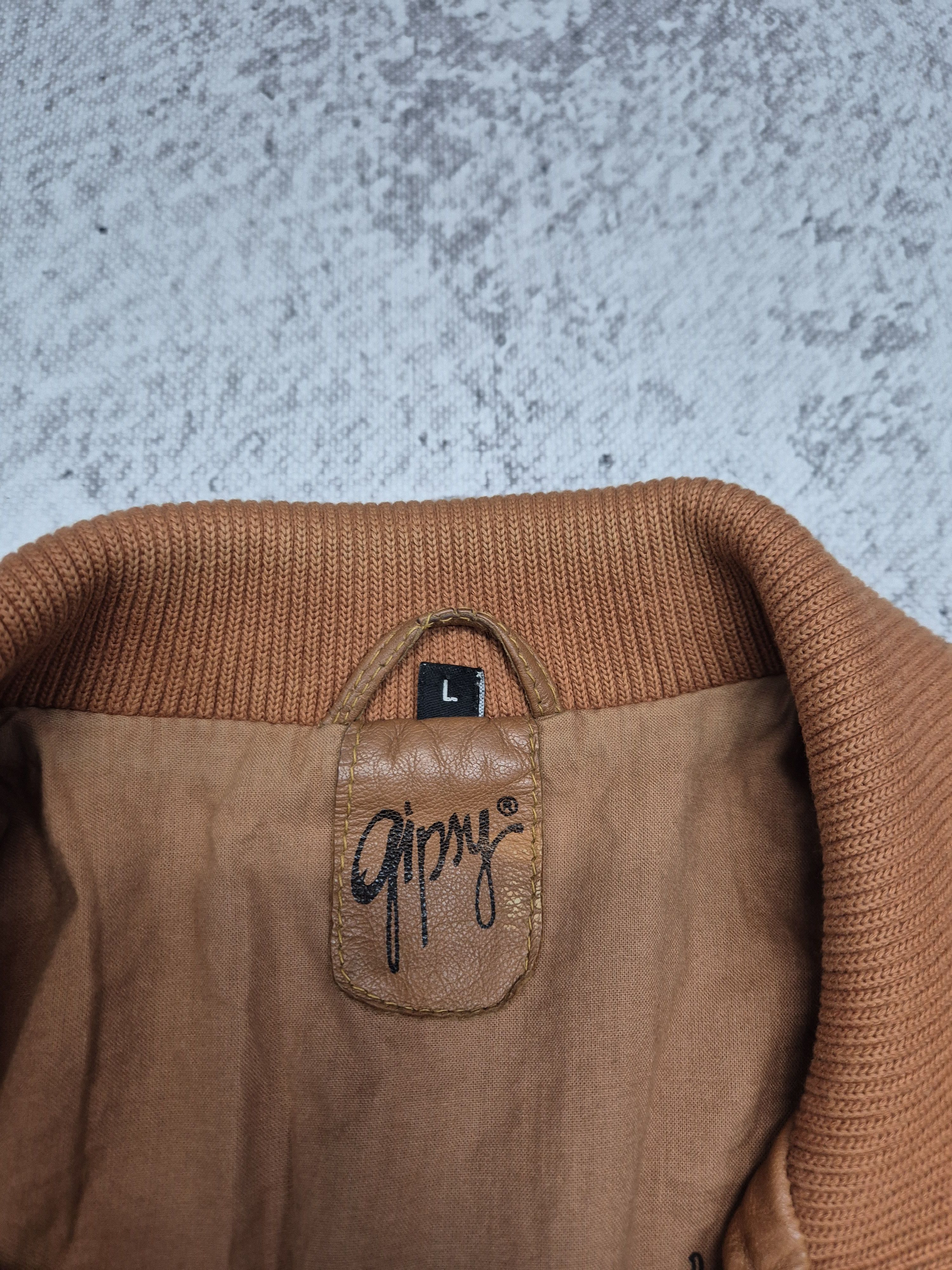 Vintage Vintage Avant Garde Leather Jacket Size L / US 10 / IT 46 - 4 Thumbnail