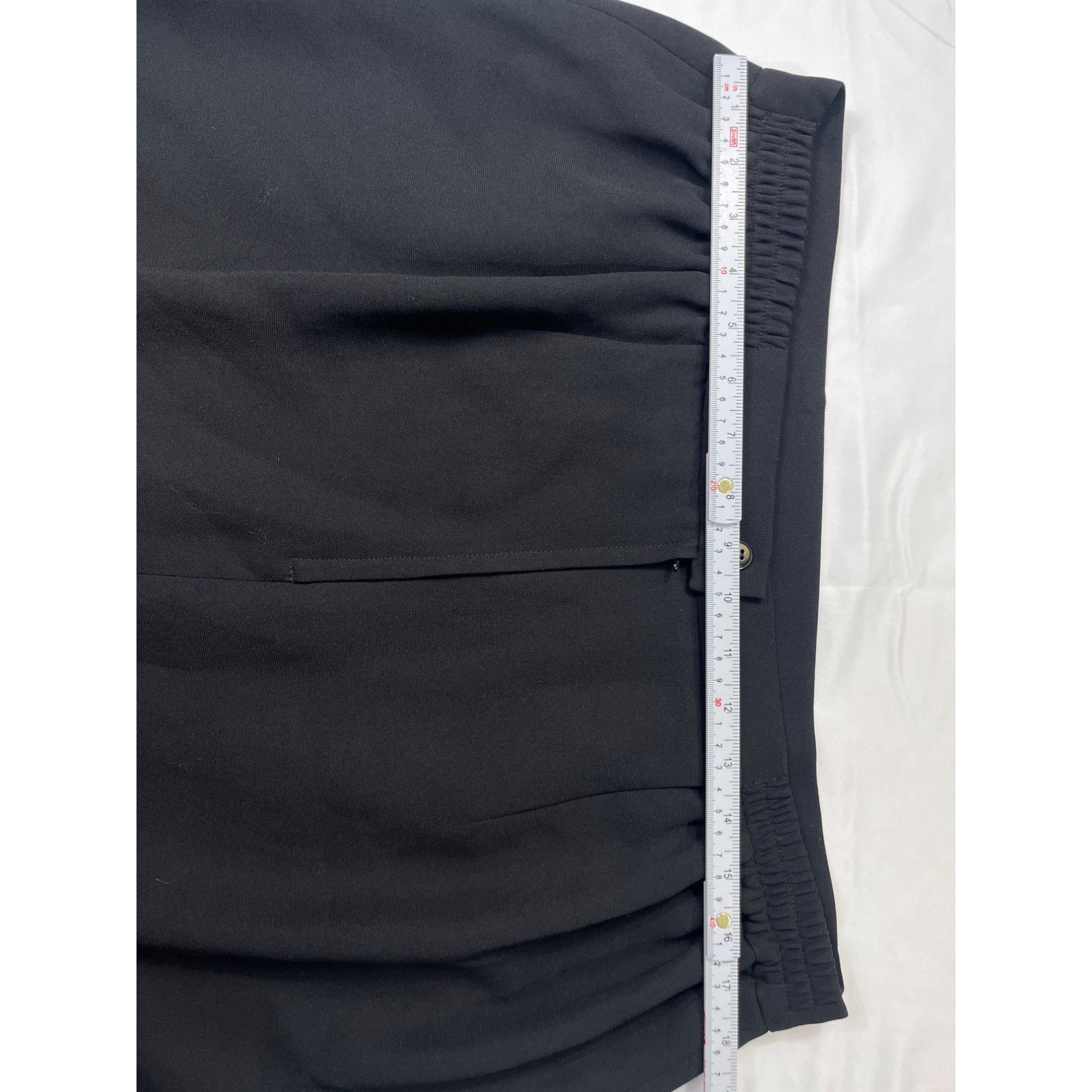 Other August Max Woman Black Skirt Size 18W SKU 7143 Size 41" - 3 Thumbnail