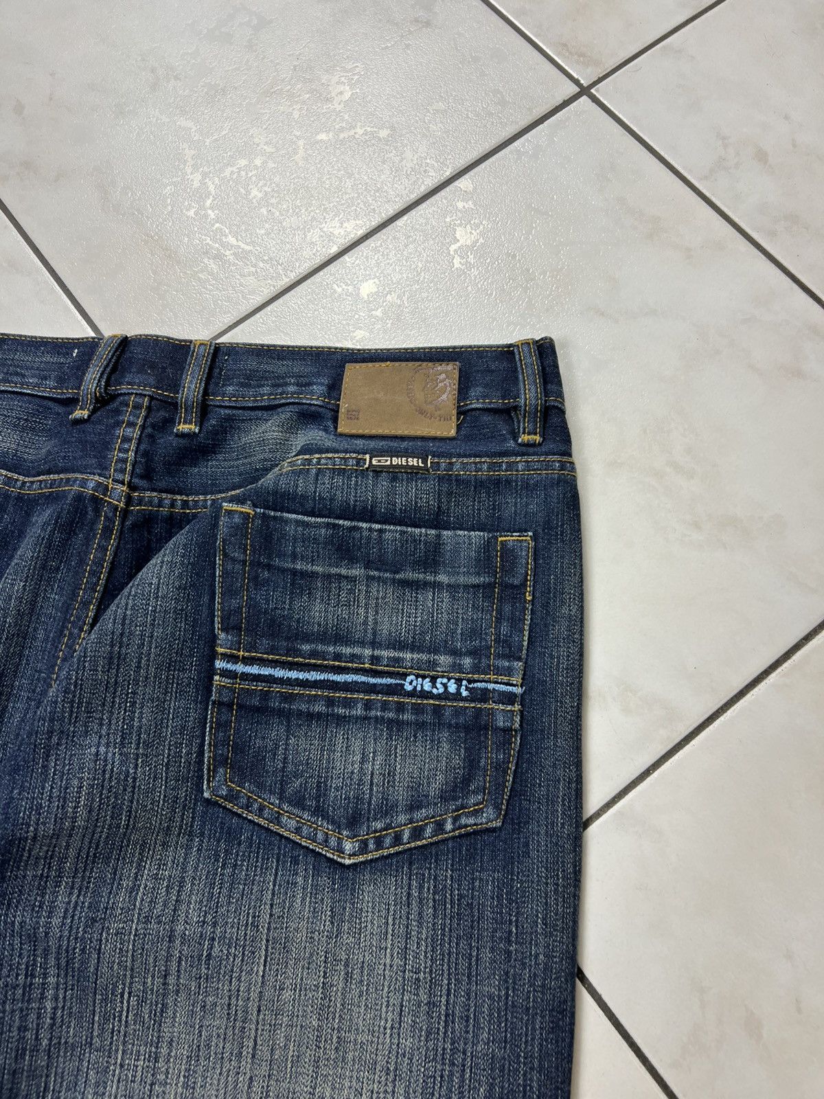 Diesel Vintage Diesel Roody raw navy distressed denim y2k jeans Size US 38 / EU 54 - 15 Thumbnail