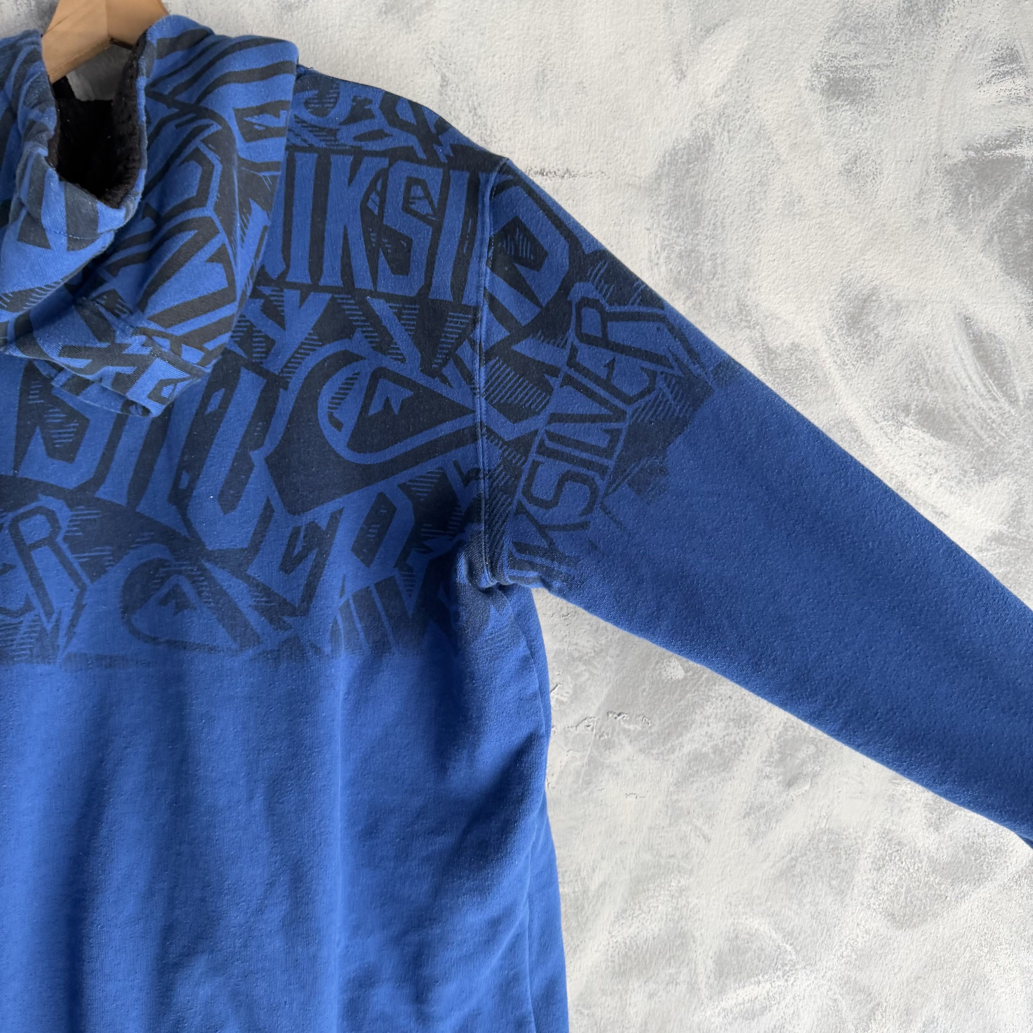 Quiksilver Vtg Quicksilver Zip Up Hoodie Sherpa lined Hoodie Rare Y2K Size US XL / EU 56 / 4 - 7 Thumbnail