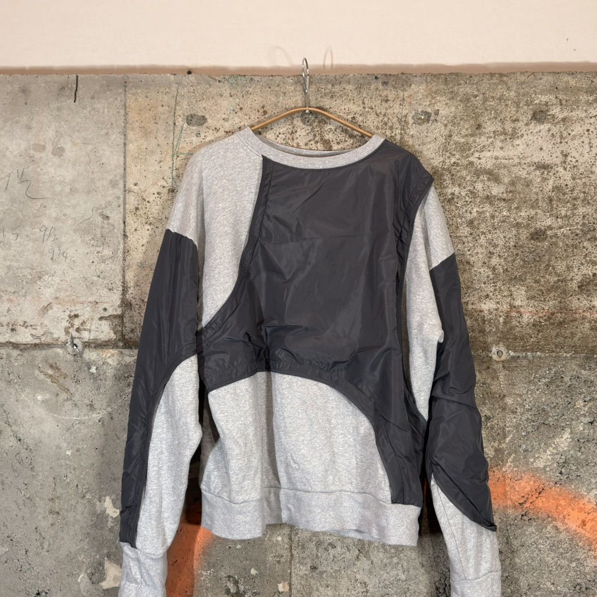Heliot Emil Nylon paneling crewneck Size US L / EU 52-54 / 3 - 1 Thumbnail