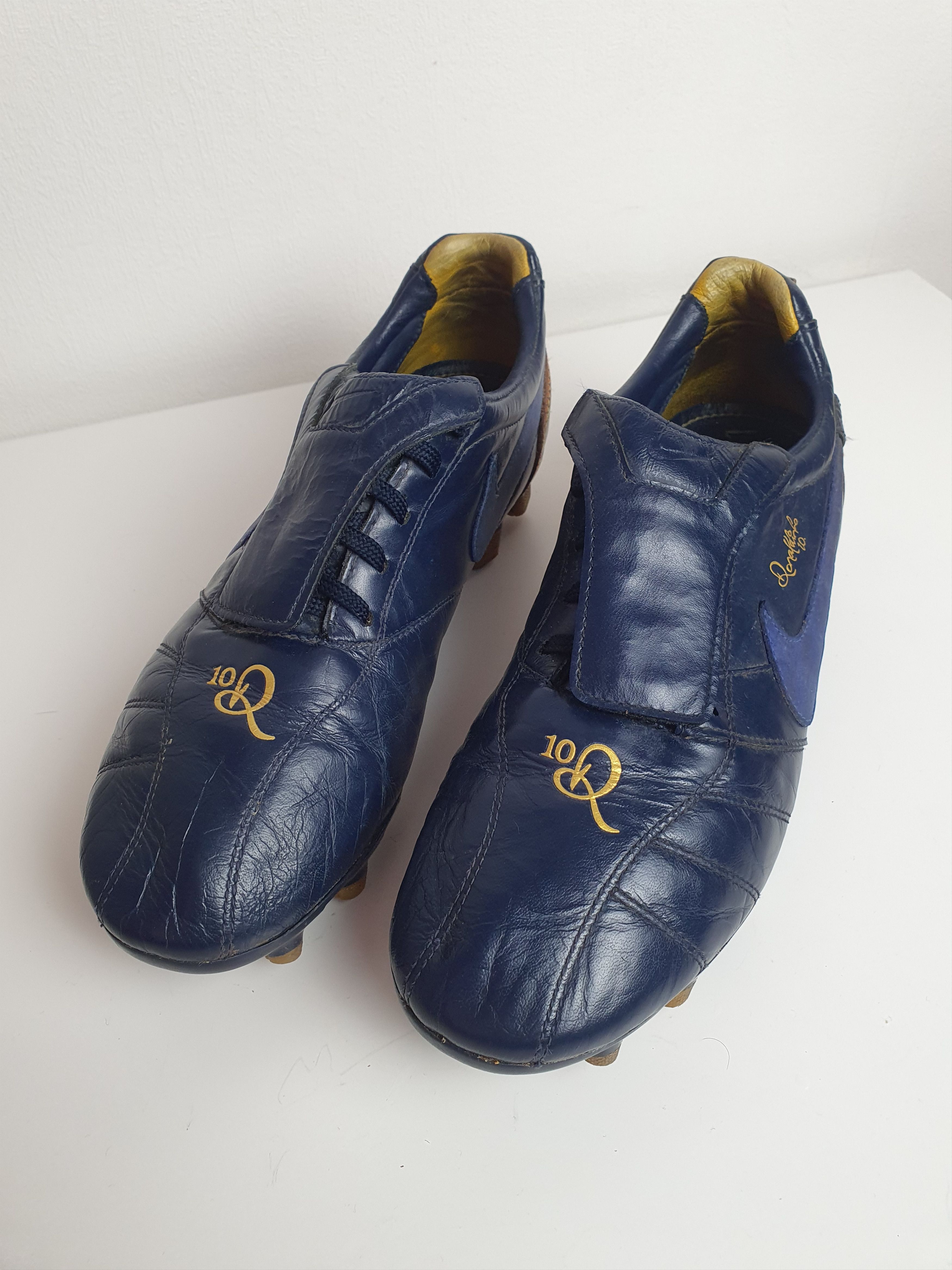 Nike Vintage Football Boots Nike Rare Tiempo Leather Ronaldinho Size US 8.5 / EU 41-42 - 3 Thumbnail