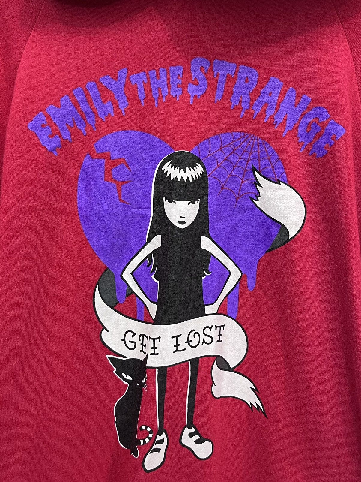 Anime 🔥EMILY THE STRANGE x LISTEN FLAVOR JAPAN Cotton Hoodie Size US M / EU 48-50 / 2 - 2 Thumbnail