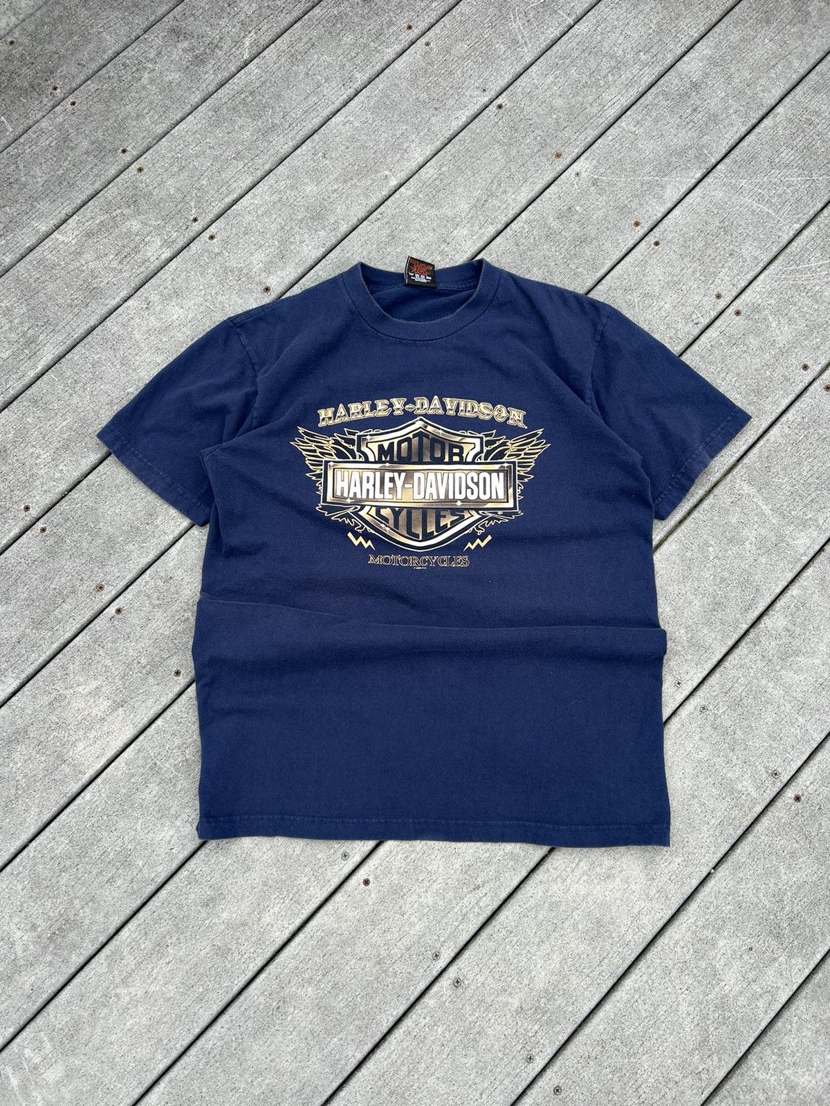 Harley Davidson × Vintage Vintage Harley Davidson shirt Size US L / EU 52-54 / 3 - 1 Thumbnail
