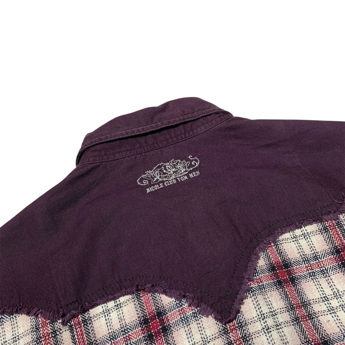 Japanese Brand Western Style Vtg Nicole Club For Men Plaid Flannel Shirt Size US M / EU 48-50 / 2 - 12 Thumbnail