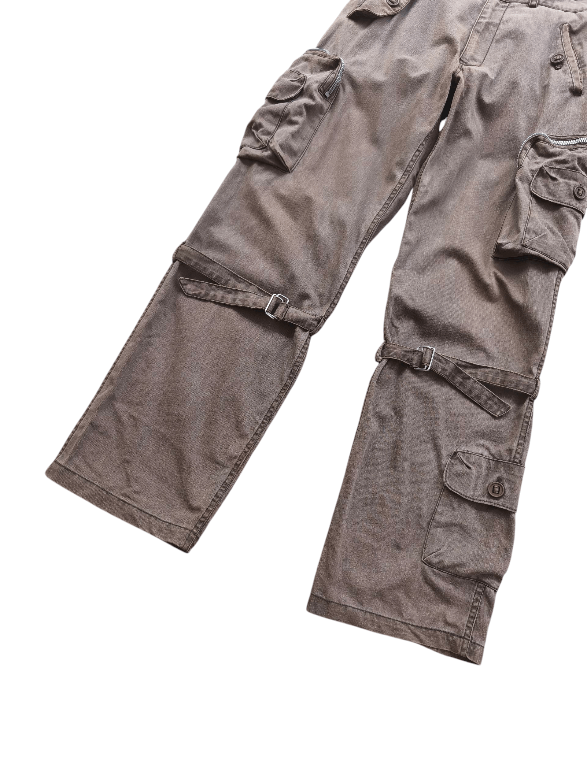 Issey Miyake Issey Miyake tete homme cargo bondage pants Size US 30 / EU 46 - 2 Thumbnail