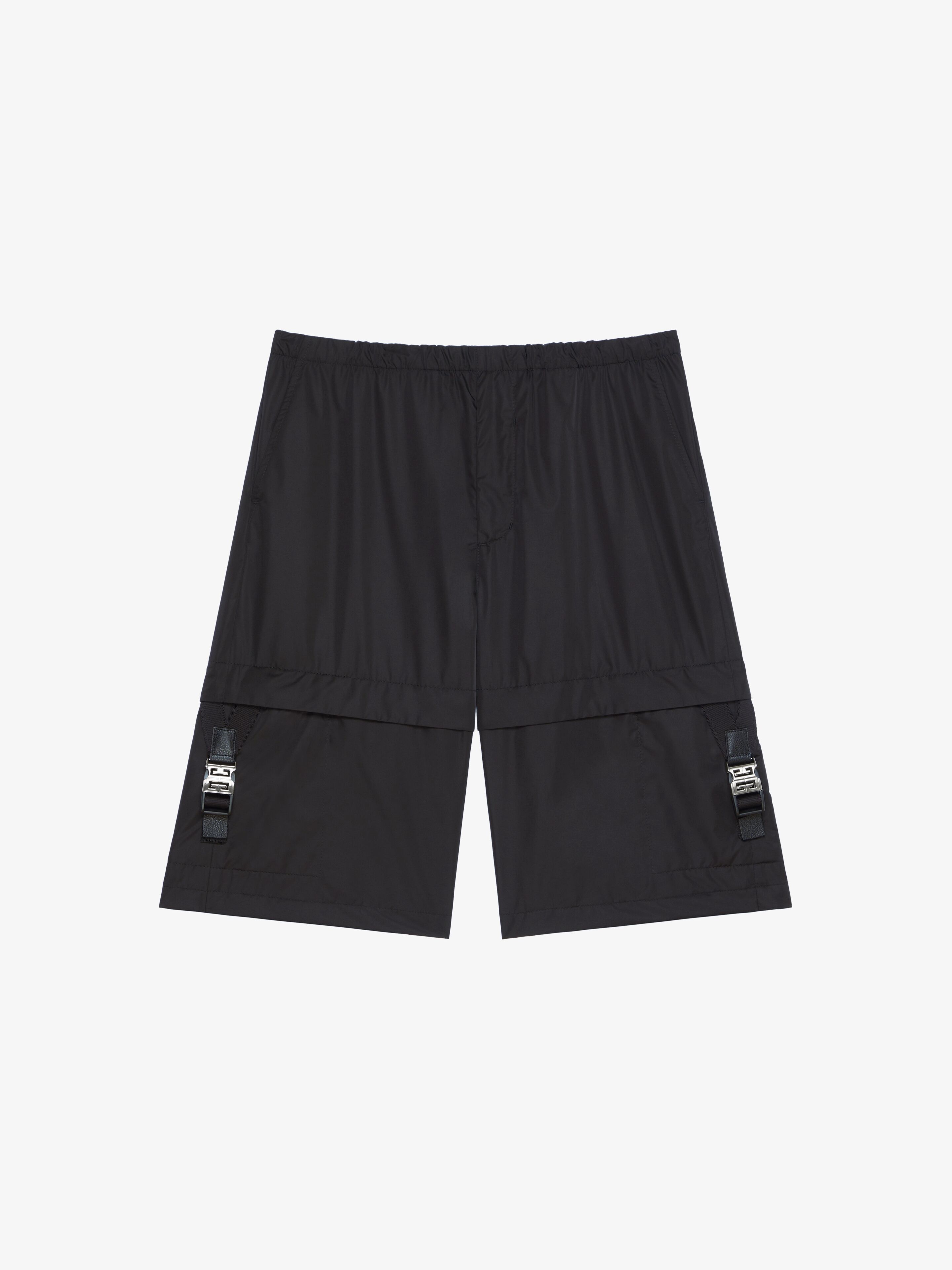 Givenchy o1w1db10325 Cargo Buckle Shorts in Black Size US 32 / EU 48 - 1 Thumbnail