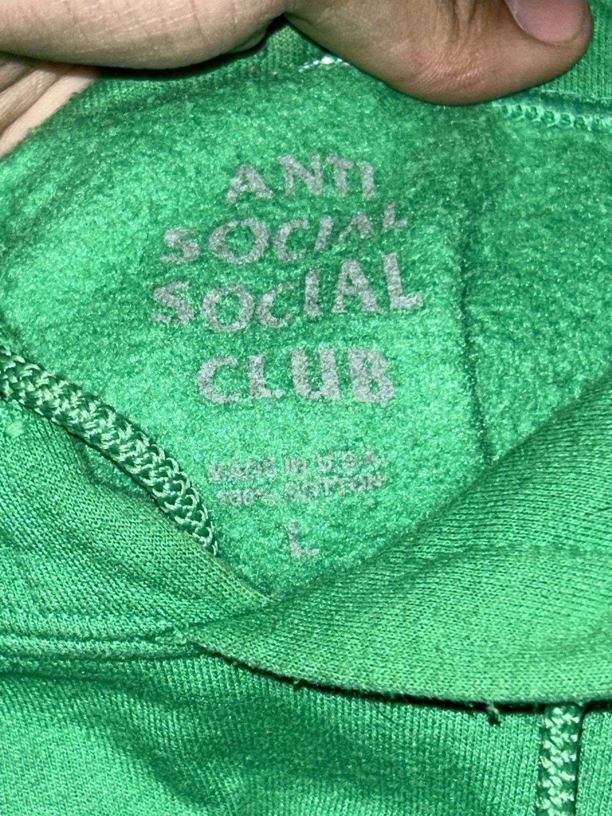 Anti Social Social Club Anti-Social Social Club "Camel Cigarette" Hoodie - Green Size US L / EU 52-54 / 3 - 3 Thumbnail