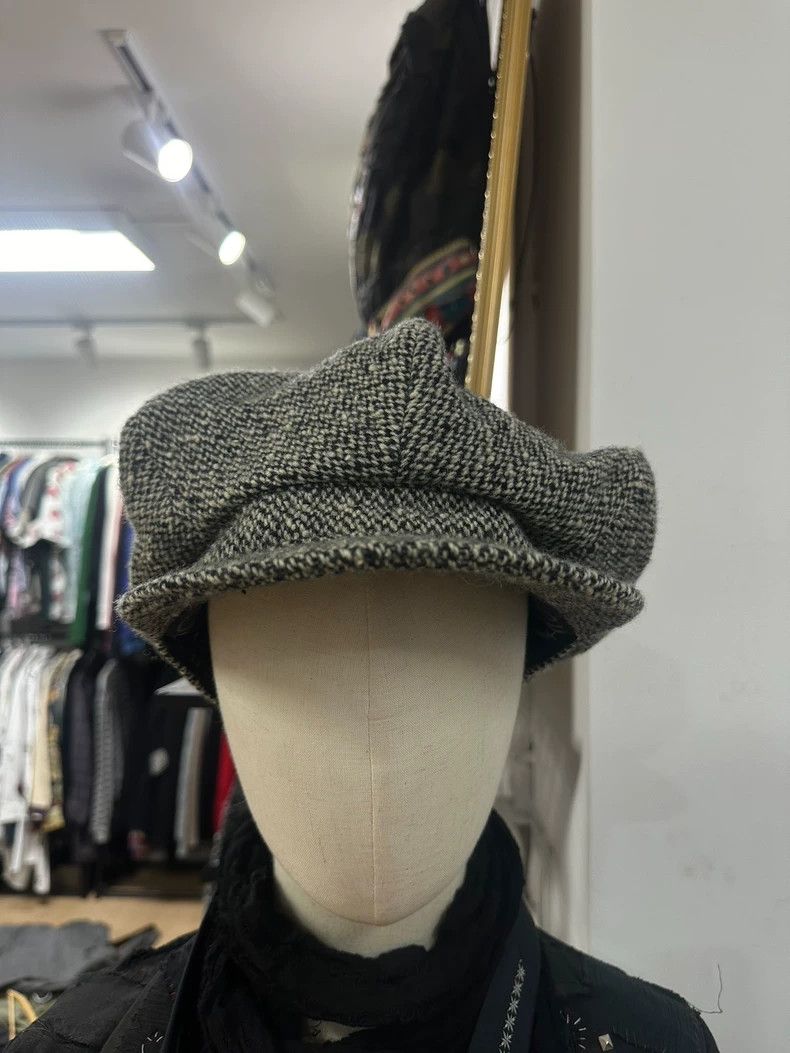 Yohji Yamamoto yohji yamamoto 20AW Snowflake Wool Newsboy Hat 2502-Nextar Size ONE SIZE - 6 Thumbnail