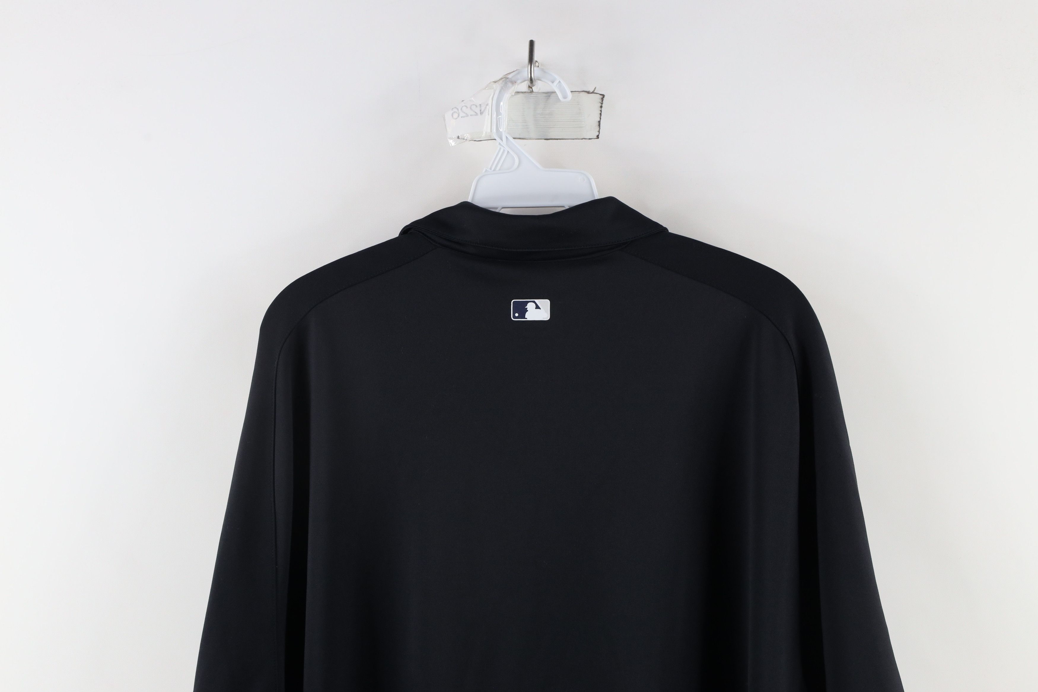 Nike × Vintage Nike MLB Yankees Baseball Short Sleeve Polo Shirt Black Size US XL / EU 56 / 4 - 12 Thumbnail