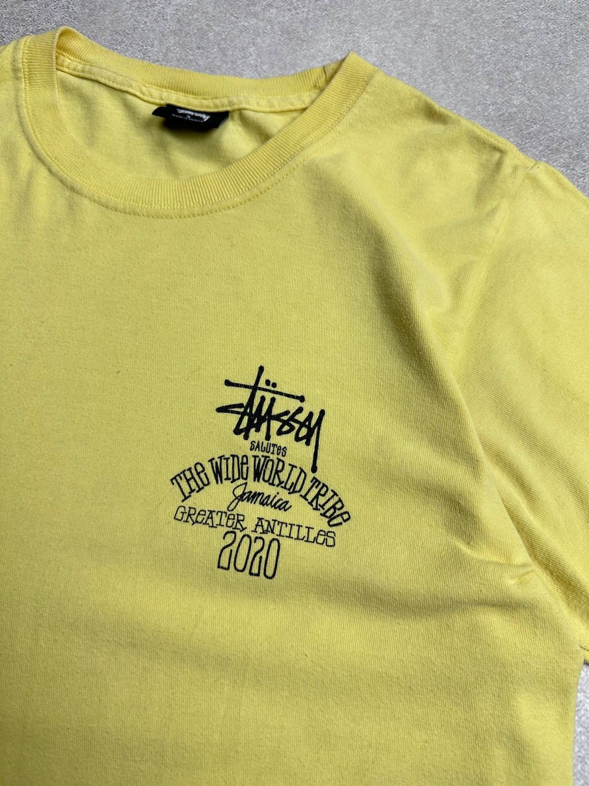 Stussy Vintage Stussy Jamaica Worldwide Tripe T-shirt S Size US S / EU 44-46 / 1 - 4 Thumbnail