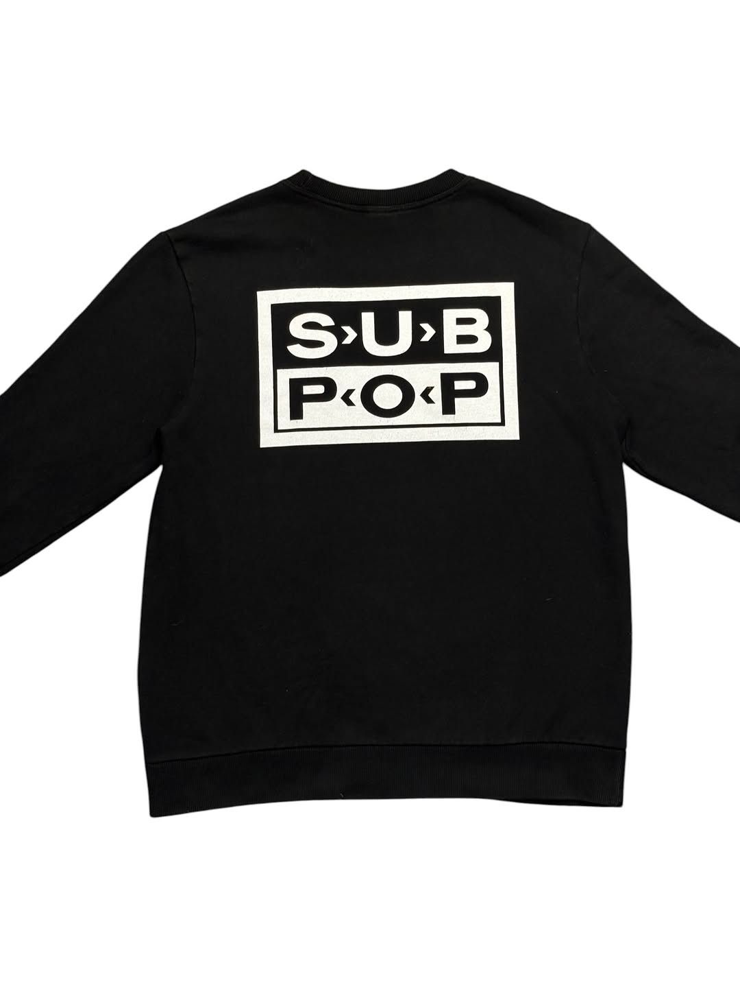 Vintage SUB POP "LOSER" GRUNGE RECORDS SEATTLESWEATSHIRT Size US M / EU 48-50 / 2 - 7 Thumbnail