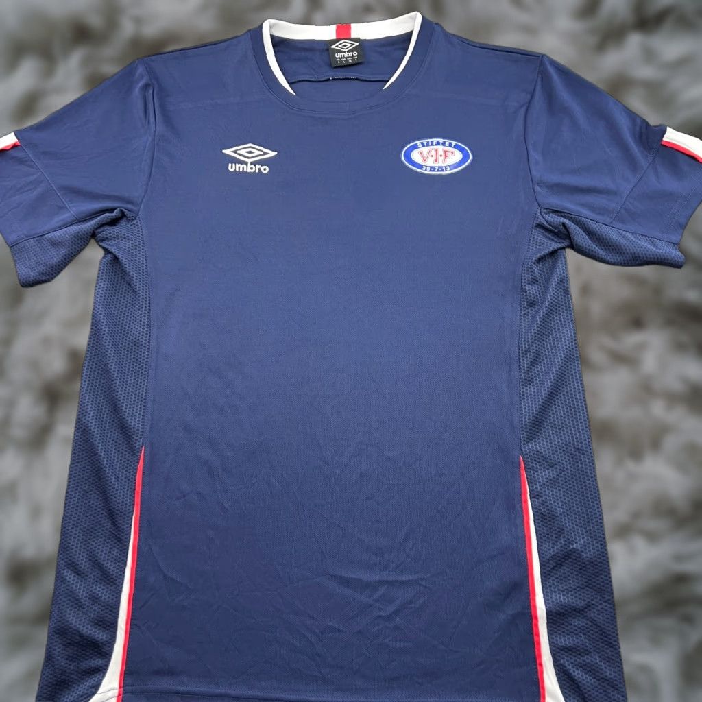 Umbro Umbro Valerenga Mens Training Football Jersey Blue Adult Shirt L Short Sleeve Premium Moisture Wicking Quick Dry Athletic Football Theme Size US L / EU 52-54 / 3 - 1 Thumbnail