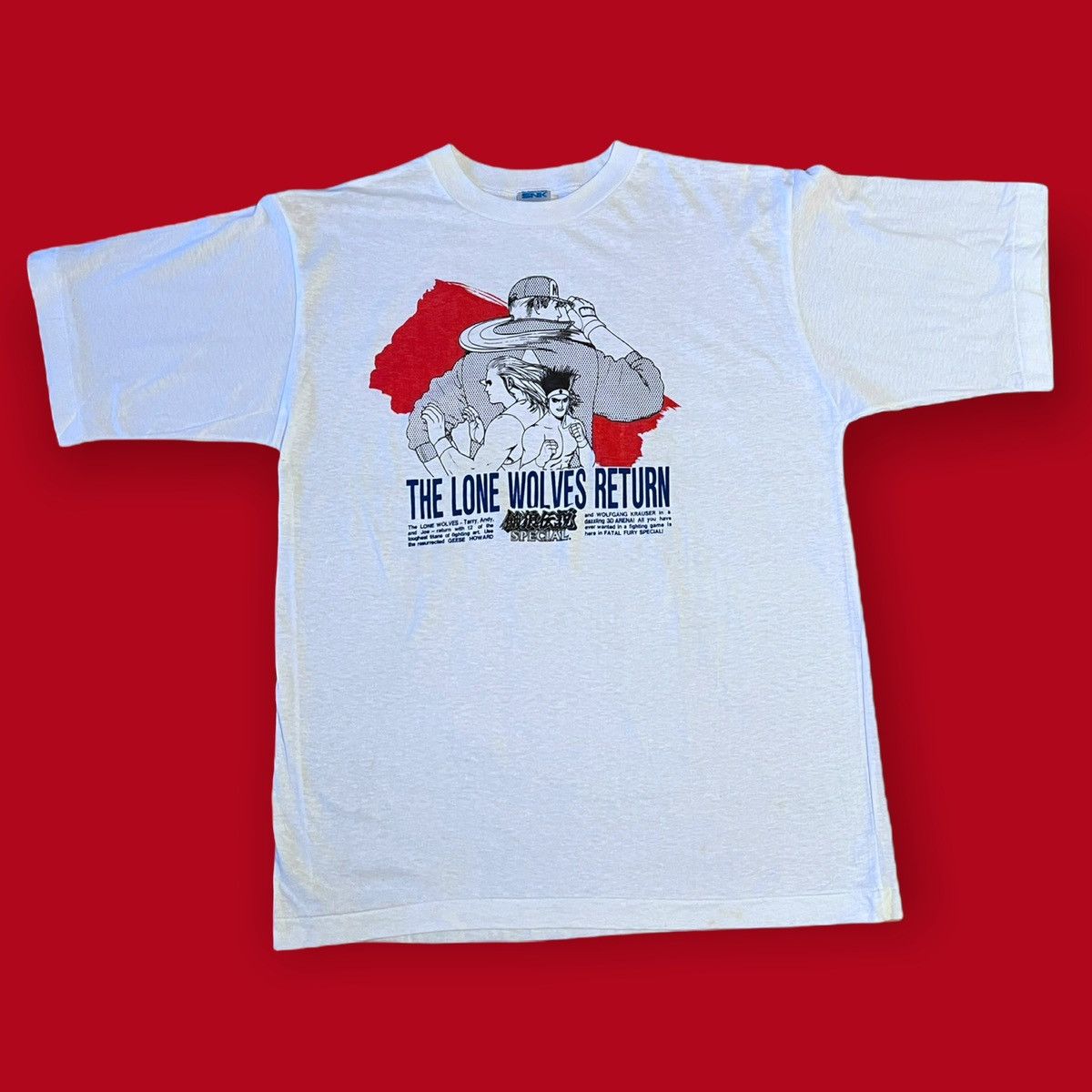 Japanese Brand × Vintage Vintage 1993 Fatal Fury 3 Lone Wolves Video Game T Shirt 90s Size US L / EU 52-54 / 3 - 2 Thumbnail