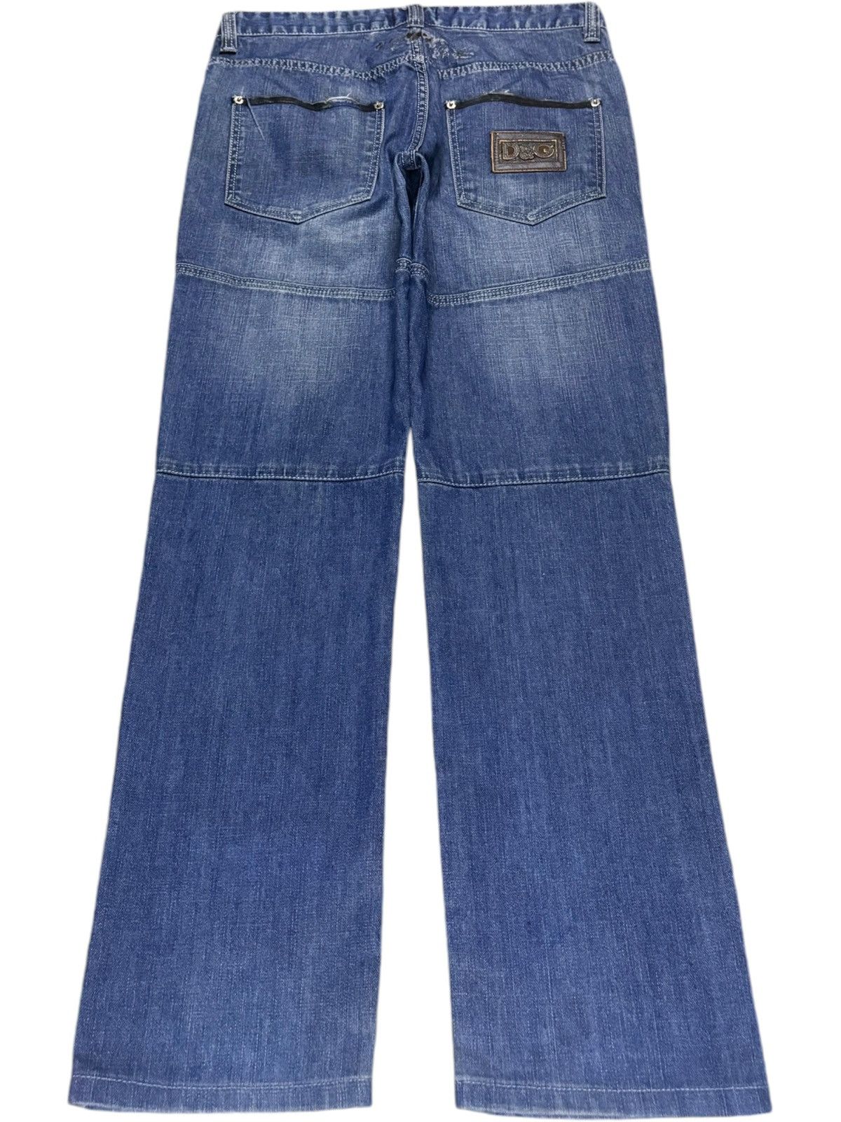 Dolce & Gabbana Vintage Dolce Gabbana Blue Wash Distressed Jeans Size US 33 - 2 Thumbnail