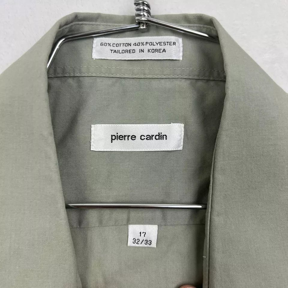 Pierre Cardin Pierre Cardin Shirt Men 17 32/33 Long Sleeve Collared Large Size US L / EU 52-54 / 3 - 3 Thumbnail
