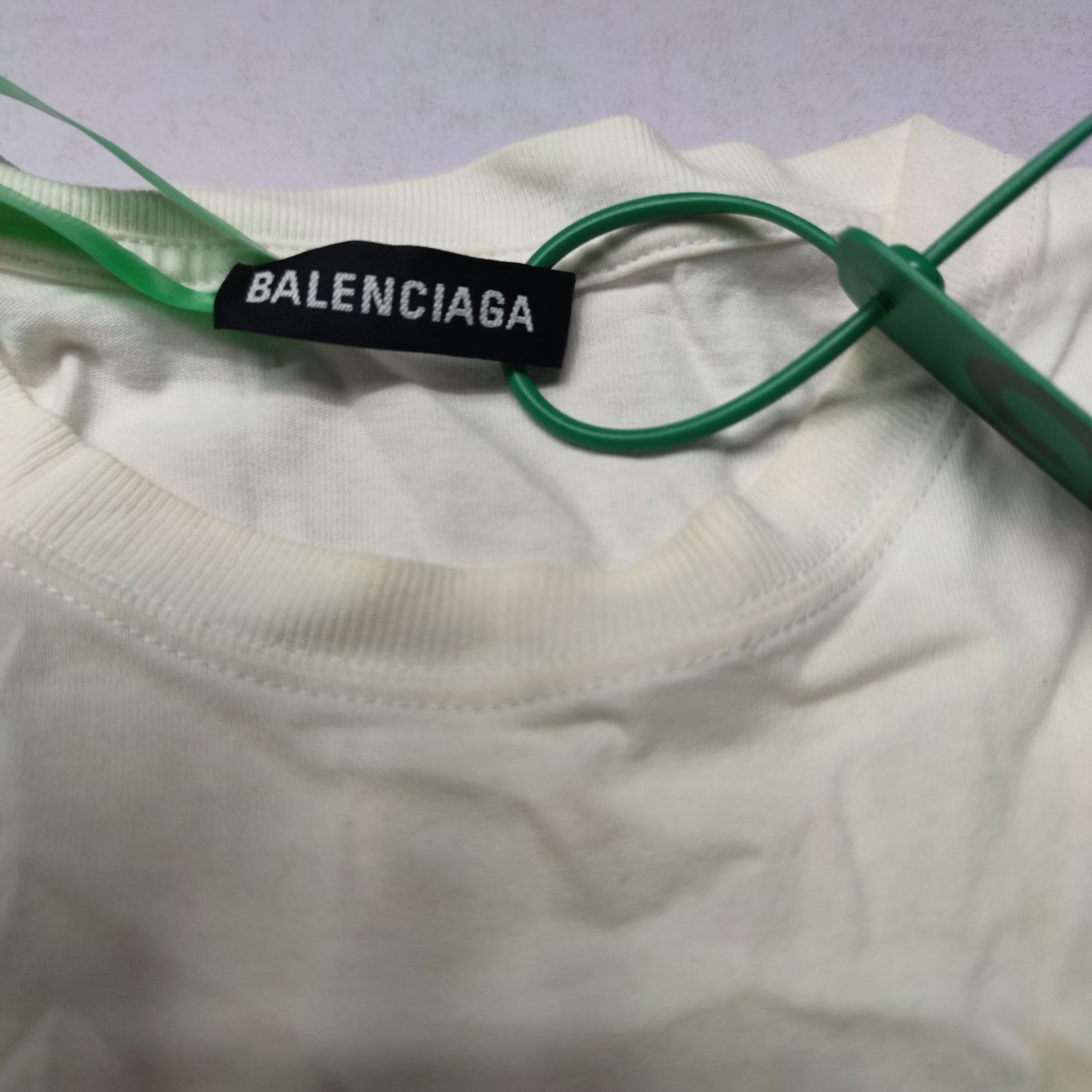 Balenciaga Balenciaga Balenciaga White T-shirt with BB logo-2506 Size US XS / EU 42 / 0 - 4 Thumbnail