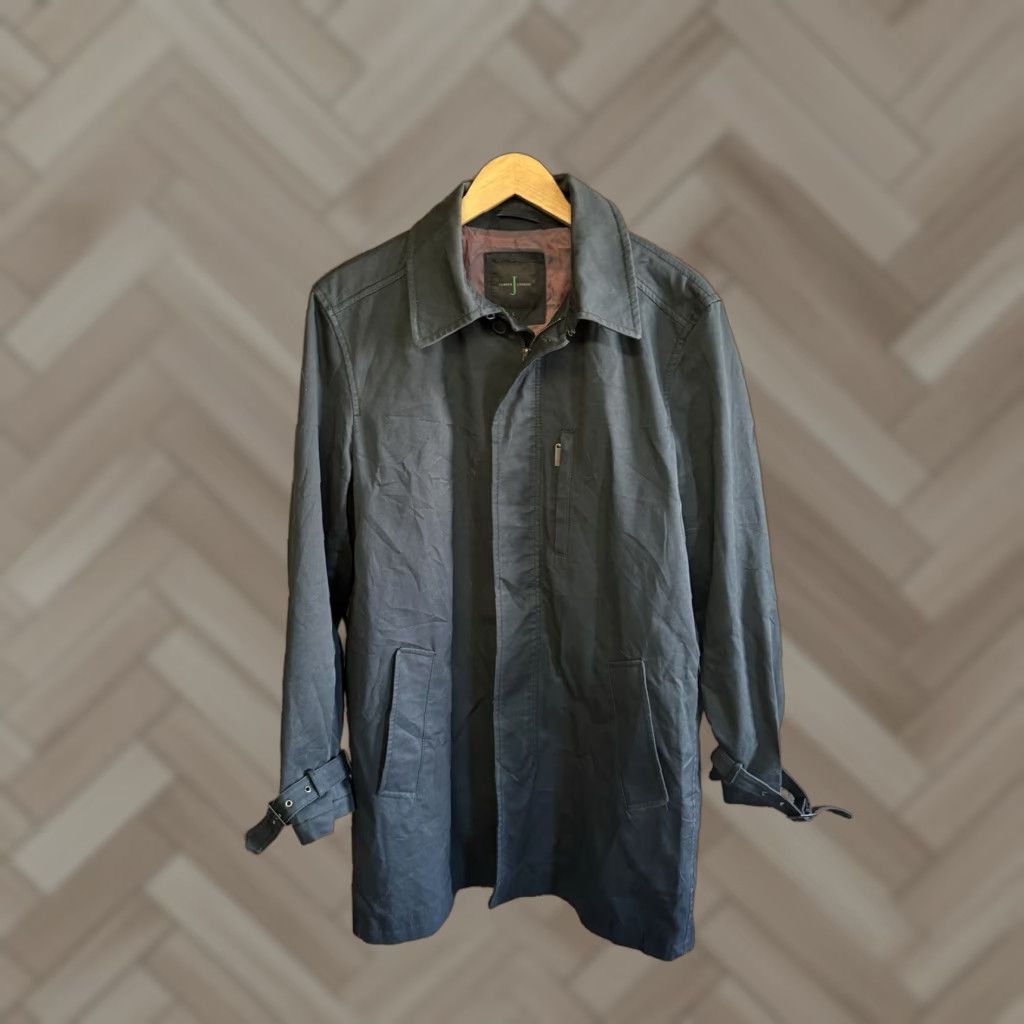 Jasper Conran Jasper Conran Womens Gray Full Zip Parka Jacket L Vintage Size L / US 10 / IT 46 - 1 Thumbnail