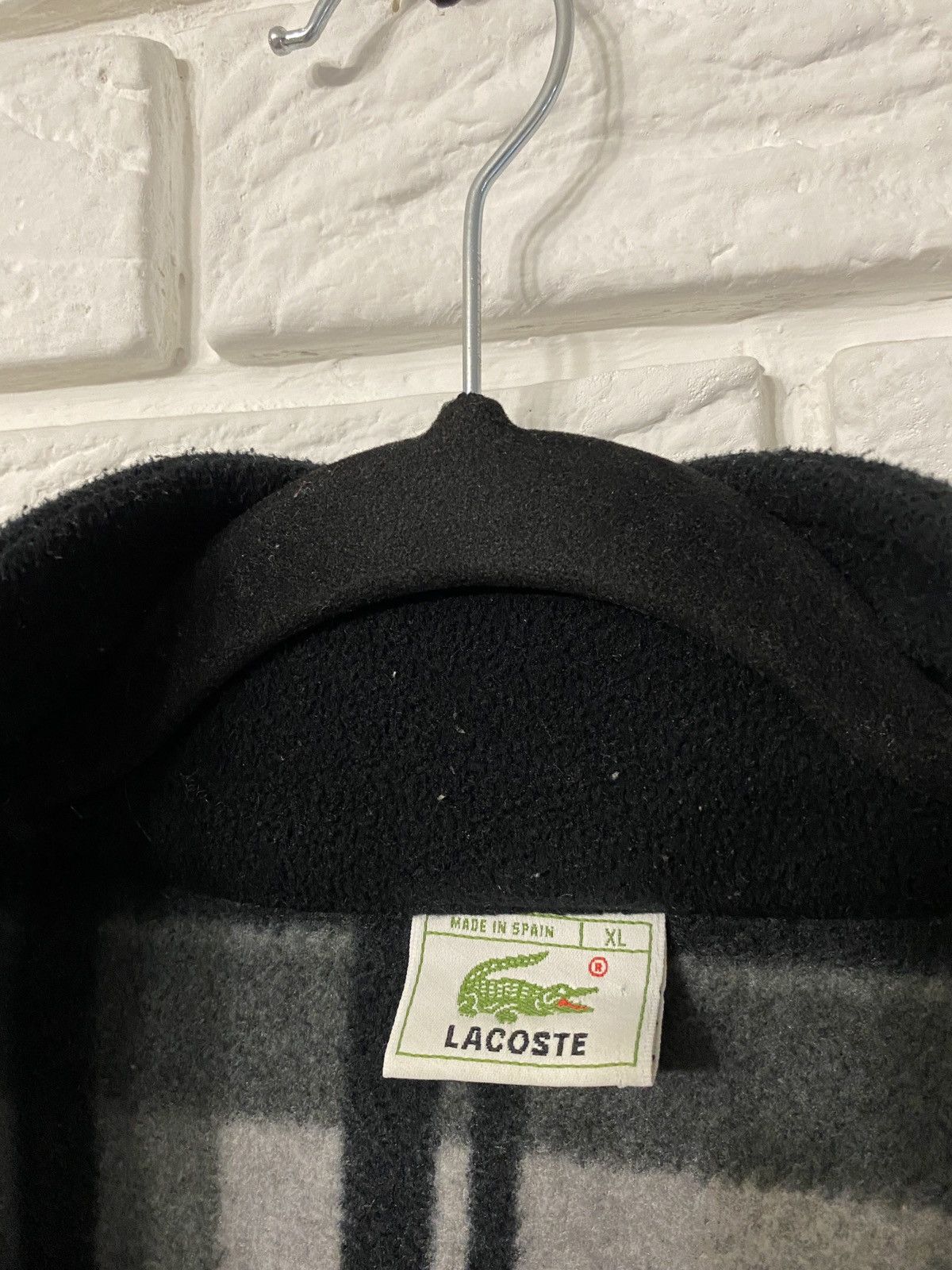 Lacoste Vintage Lacoste 1/4 zip fleece jacket Size US XL / EU 56 / 4 - 4 Thumbnail