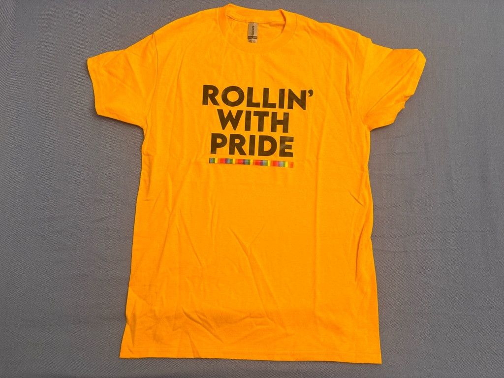 Gildan Men's Gildan T-shirt Size S Yellow Rollin' With Pride Size XS / US 0-2 / IT 36-38 - 1 Thumbnail