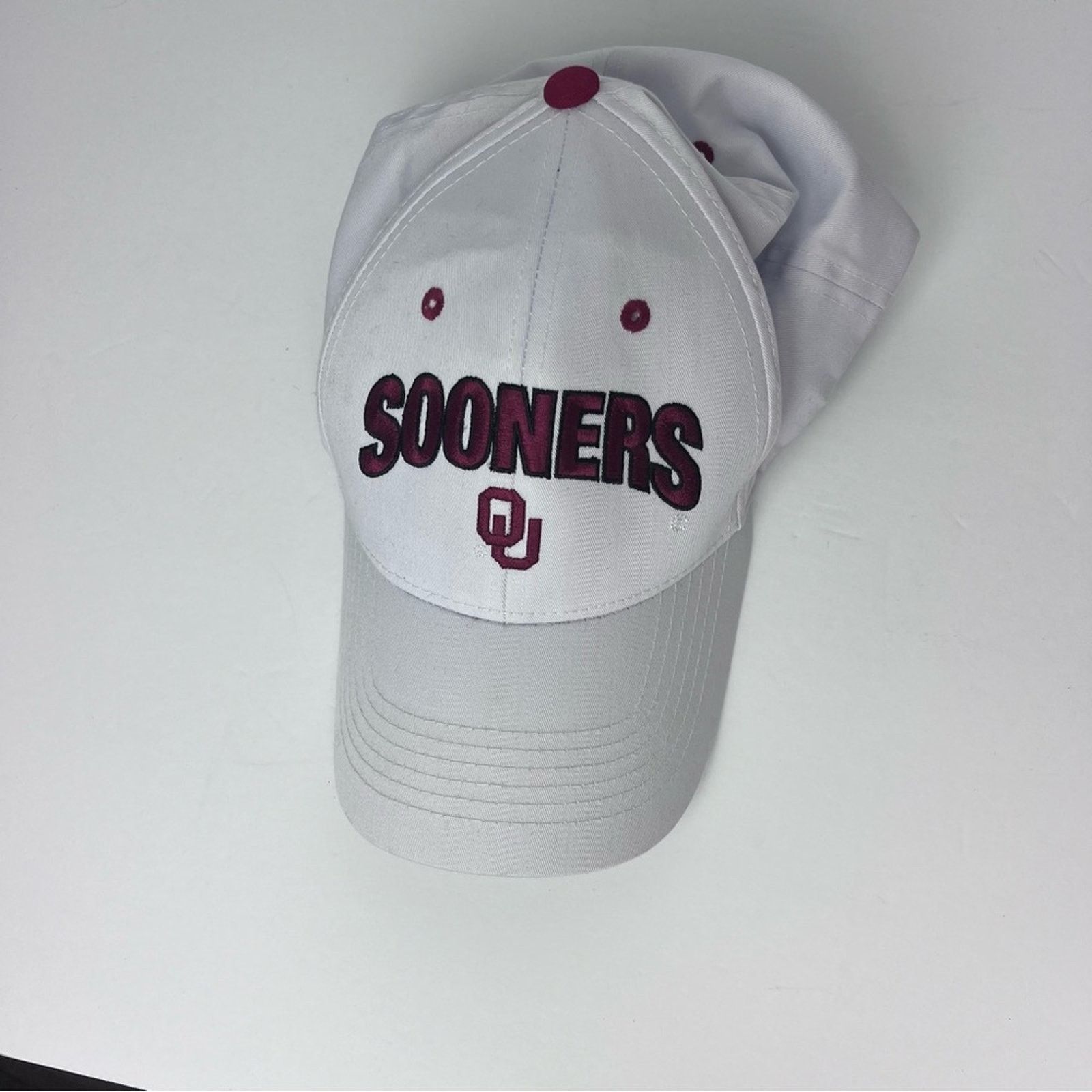 Other Sooners Oklahoma University White Baseball Cap Unisex OS Size ONE SIZE - 8 Thumbnail