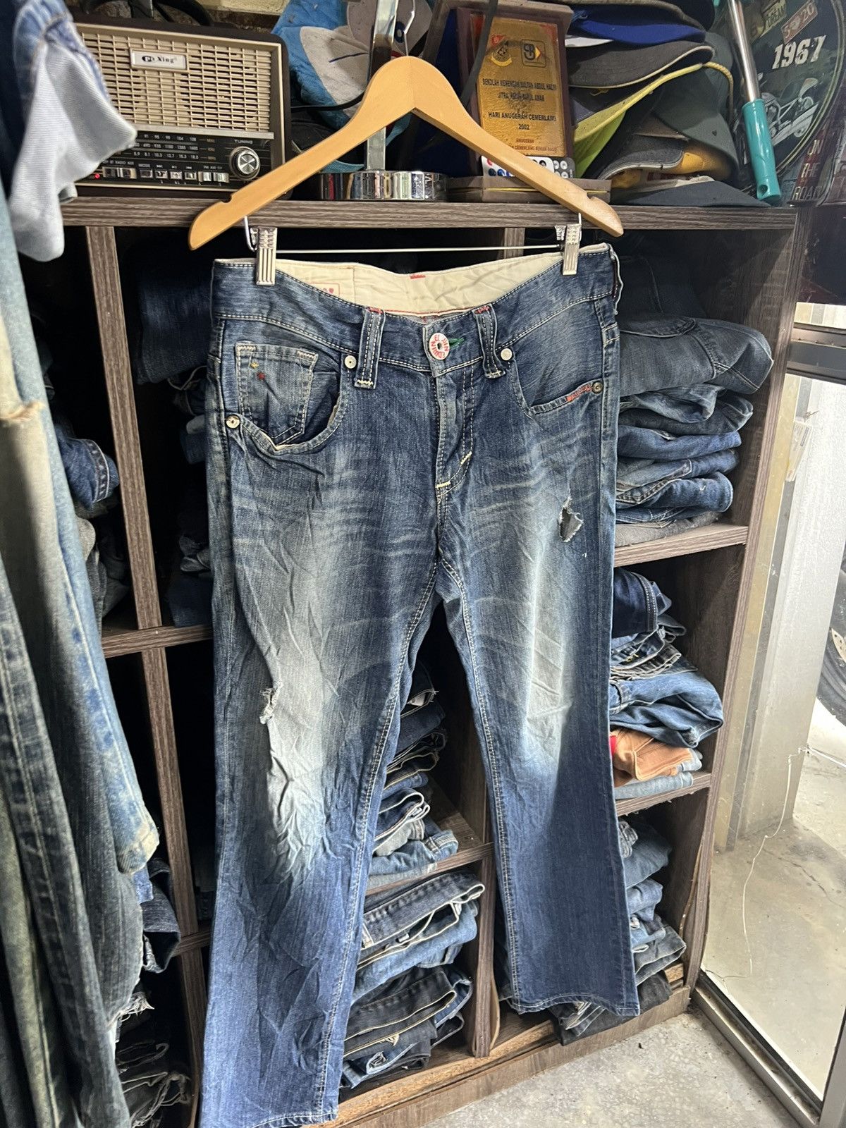 Edwin 🔥Edwin Exclusive Vintage Distressed Denim Size US 34 / EU 50 - 6 Thumbnail