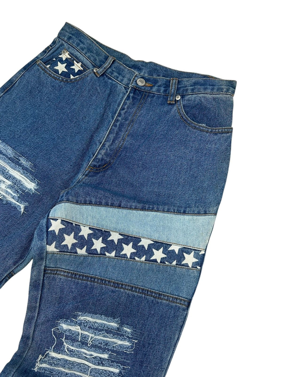 Hysteric Glamour 80s Flare Retro Pop Japan Jean Distressed Huggy Star Style Size US 28 / EU 44 - 8 Thumbnail