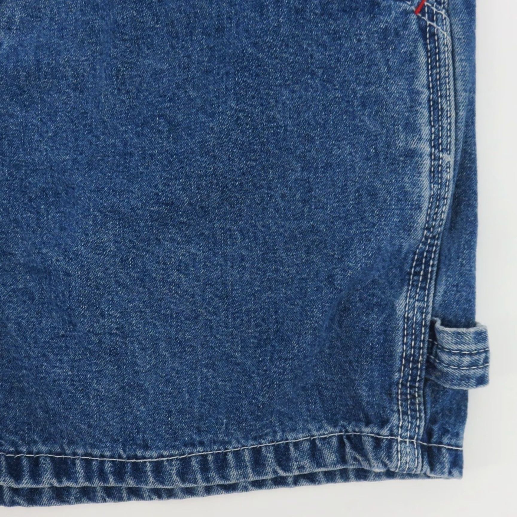 Vintage VTG Arizona Juniors 7 Dungarees Blue Denim Jean Shorts Pockets All Cotton Y2K Size 28" / US 6 / IT 42 - 3 Thumbnail