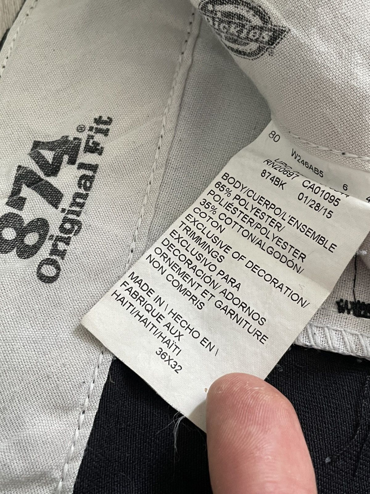 Dickies Vintage Dickies Basic Pants 874 Original Fit Minimalism Y2k Size US 36 / EU 52 - 9 Thumbnail