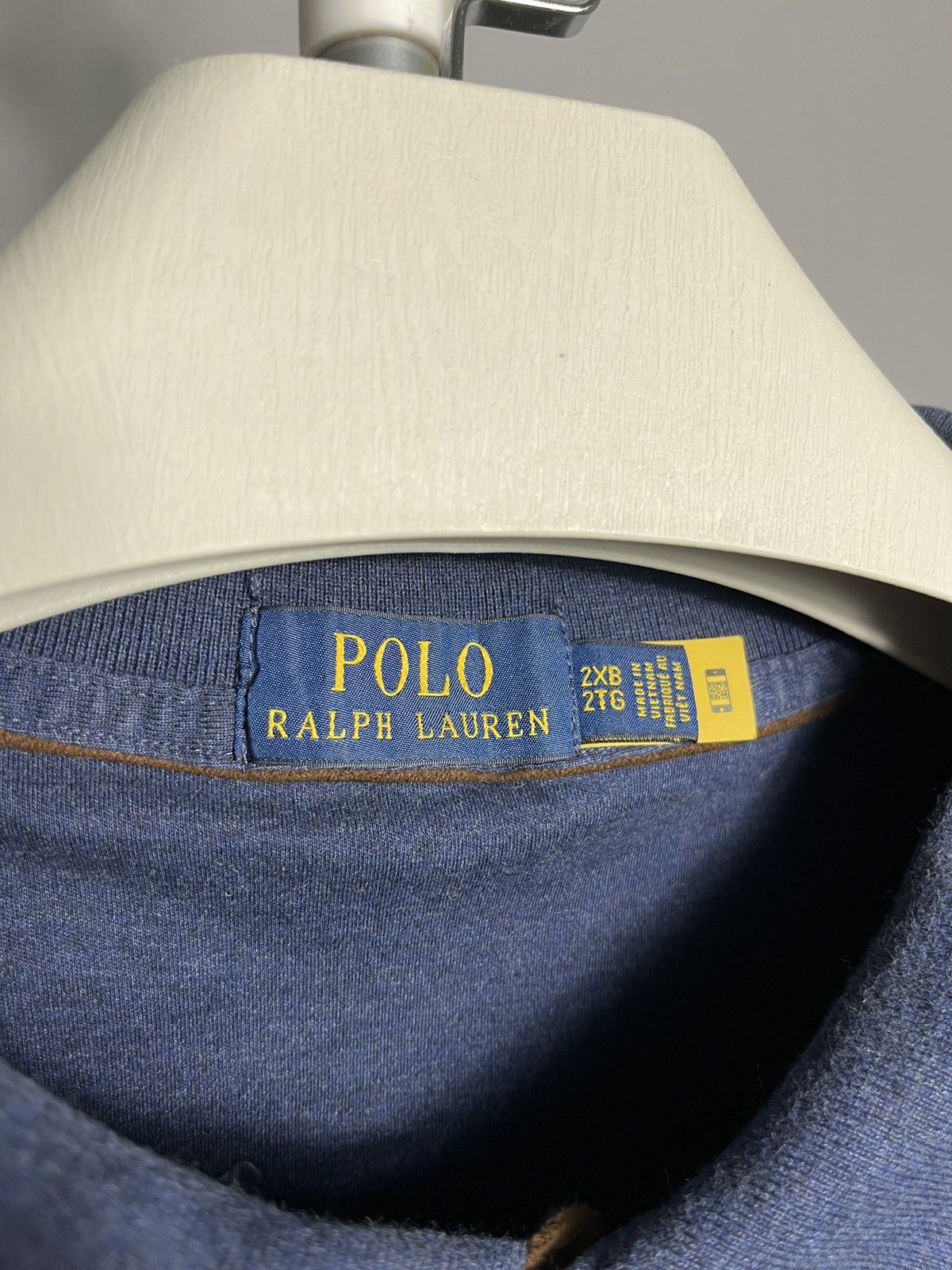 Polo Ralph Lauren × RRL Ralph Lauren Polo Ralph Lauren Shirt Mens Classic Fit Blue Long Sleeve Size US XXL / EU 58 / 5 - 5 Thumbnail