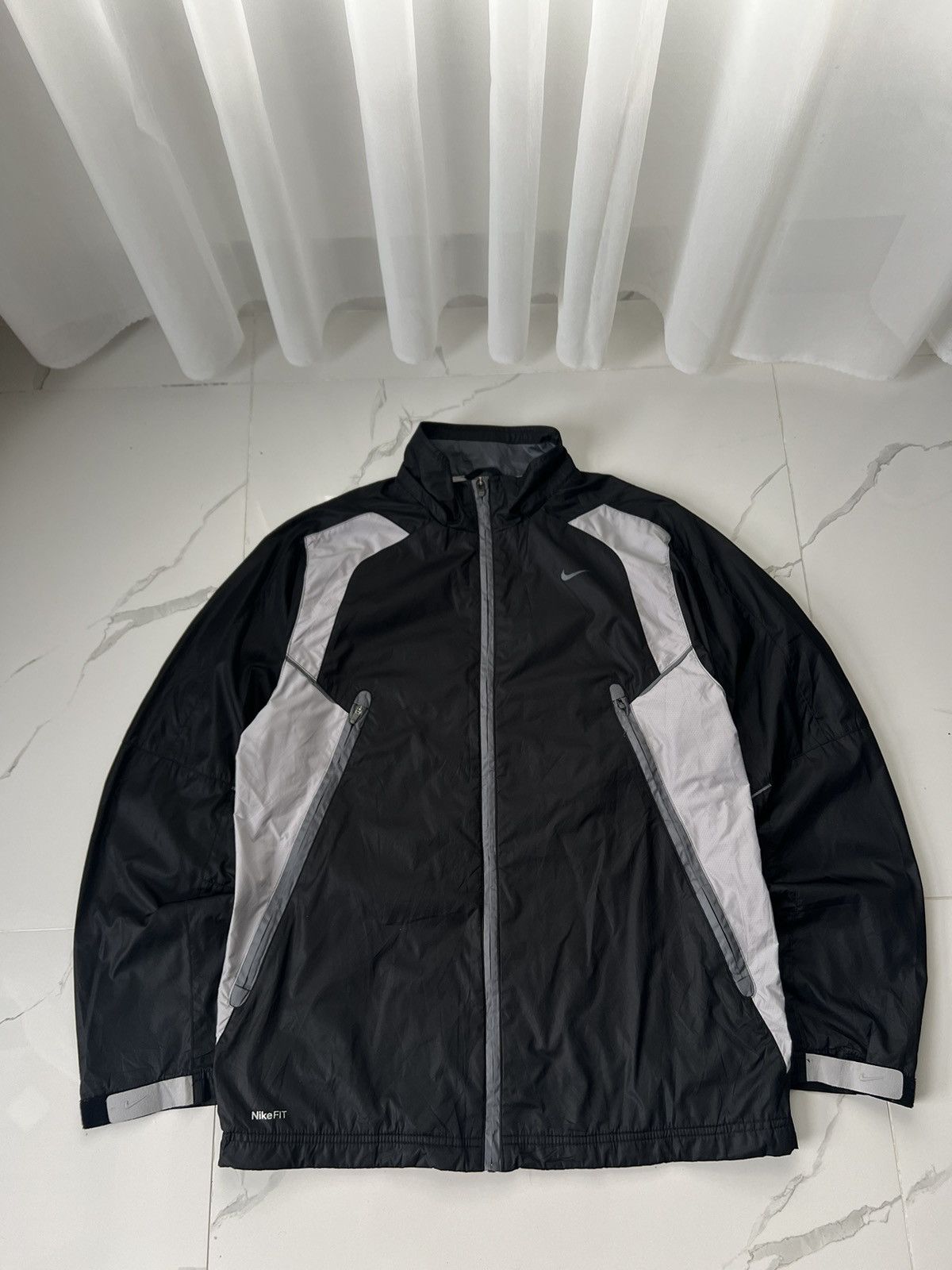 Nike × Vintage 90's NIKE FIT RETRO Y2K GORPCORE JACKET SWOOSH LOGO Size US M / EU 48-50 / 2 - 1 Thumbnail