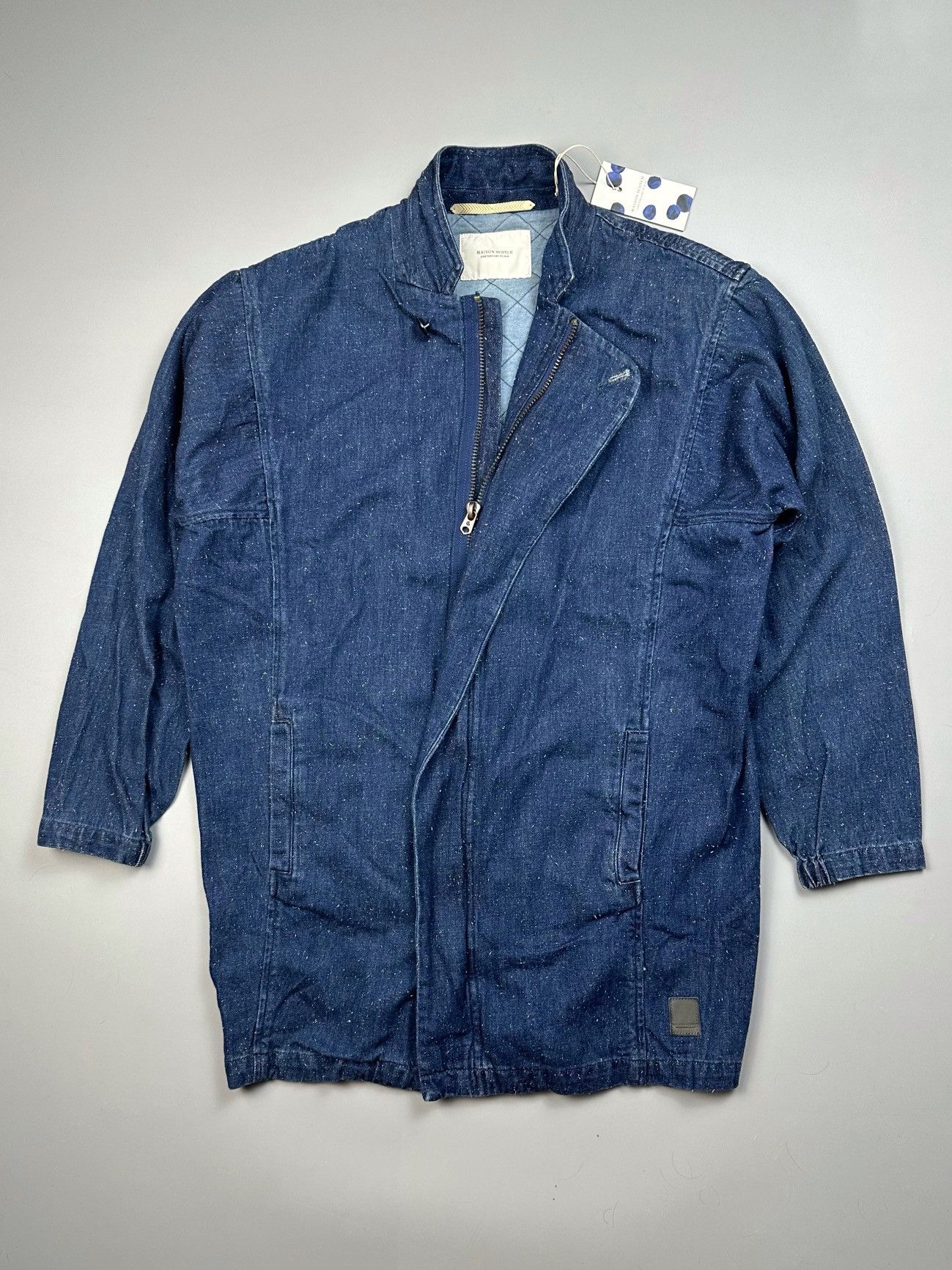 Scotch & Soda Long Denim Jaket Scotch&Soda Size XL / US 12-14 / IT 48-50 - 1 Thumbnail